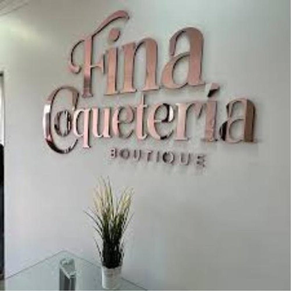 Fina Coqueteria 3D Backlit Channel Letters Led Light Sign - Shineneon