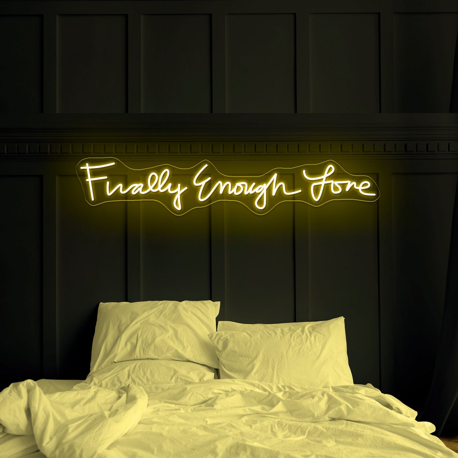 Finally Enough Love Led Light Sign - Shineneon