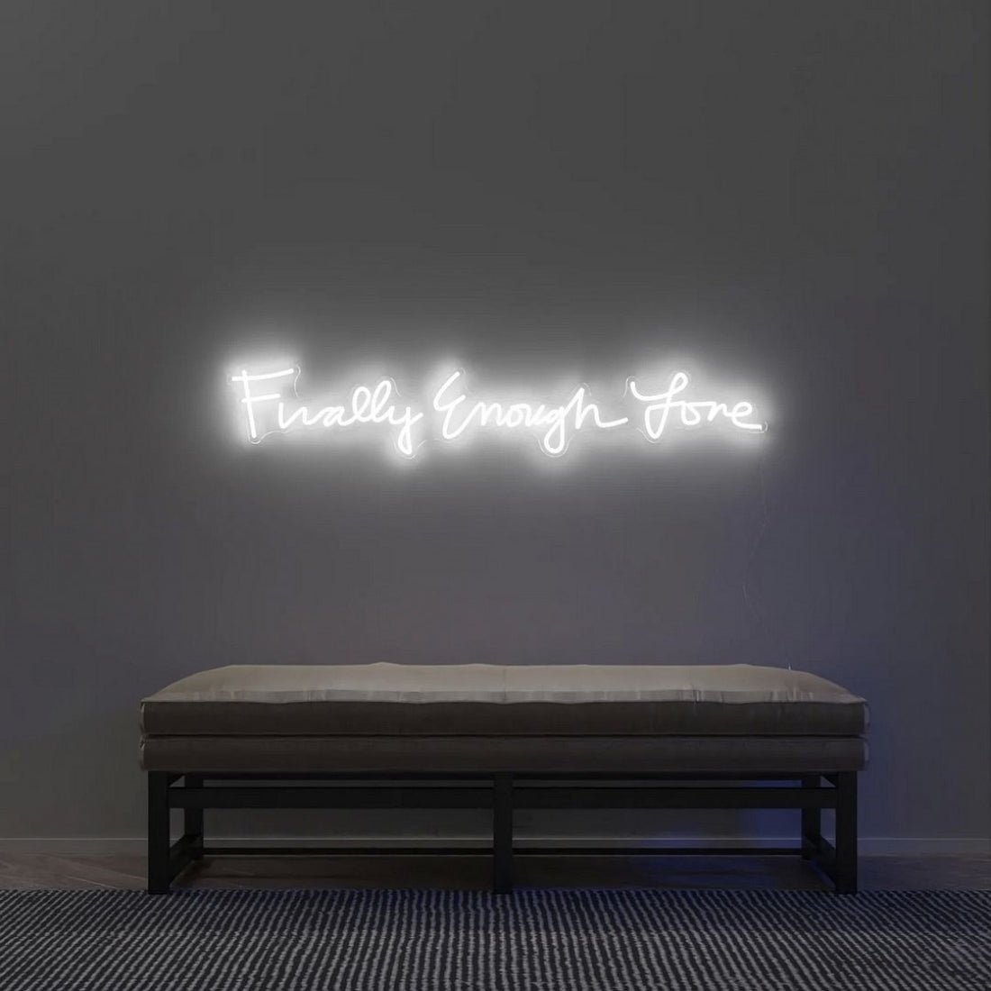 Finally Enough Love Led Sign Business Neon Sign - Shineneon