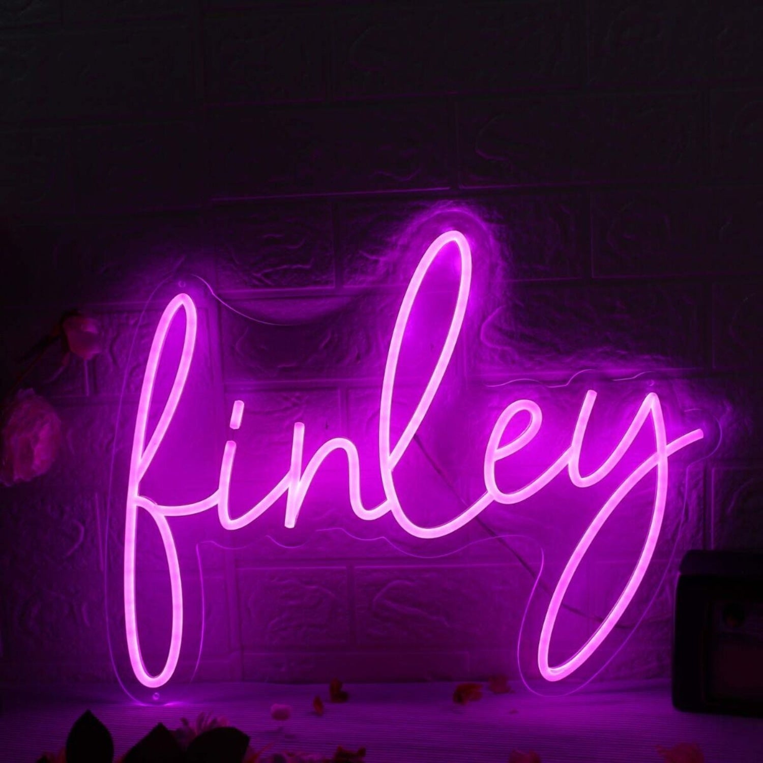 Finley Purple Led Neon Sign - Shineneon