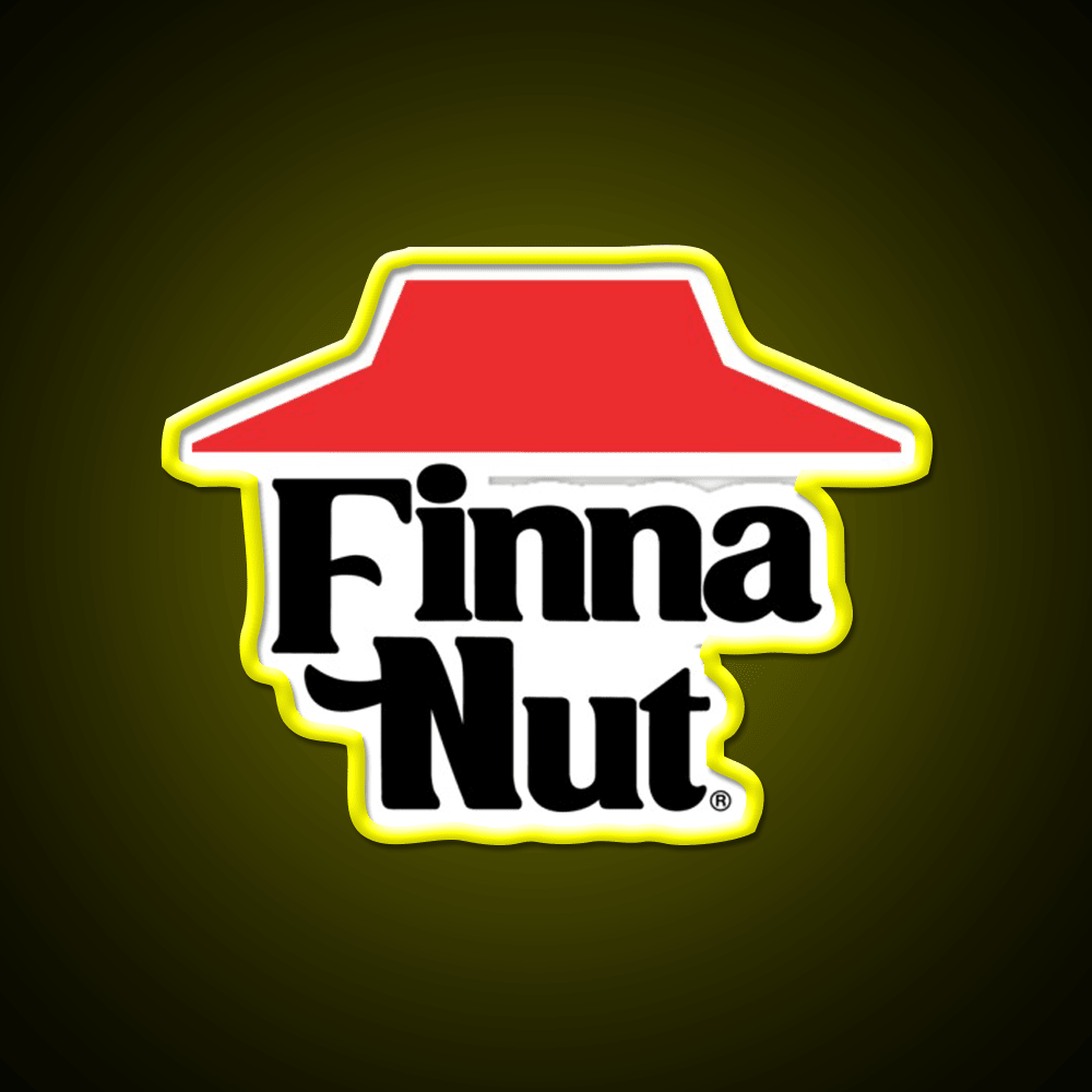 Finna Nut Pizza Logo Snack Food Led Neon Sign Rgb Color - Shineneon