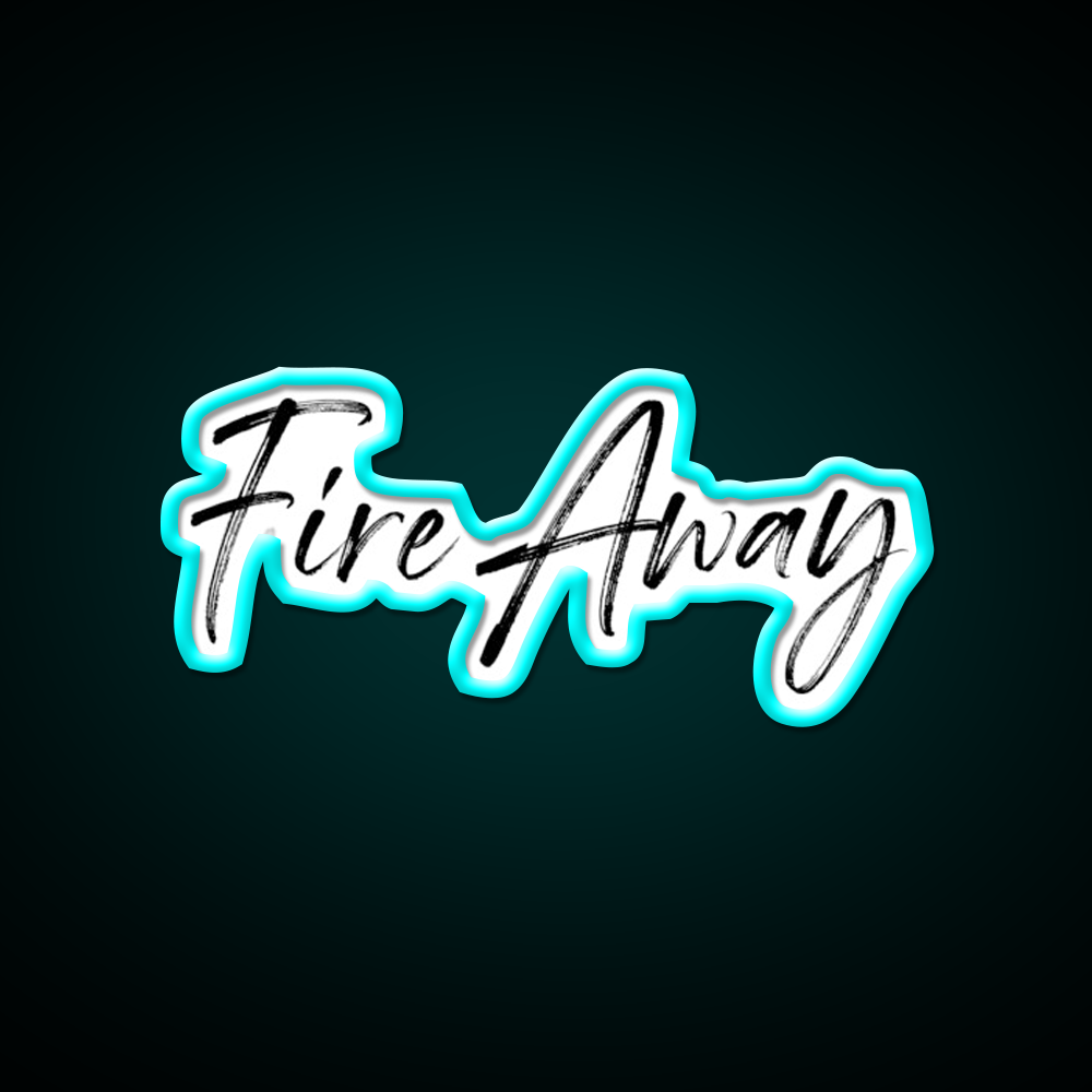 Fire Away Chris Stapleton Whiskey Drink Bar Led Neon Sign Rgb Color