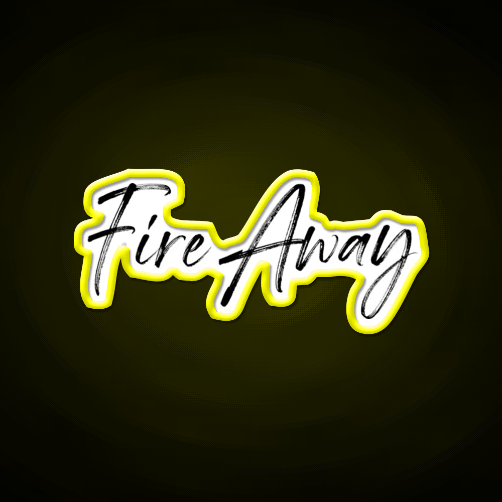 Fire Away Chris Stapleton Whiskey Drink Bar Led Neon Sign Rgb Color