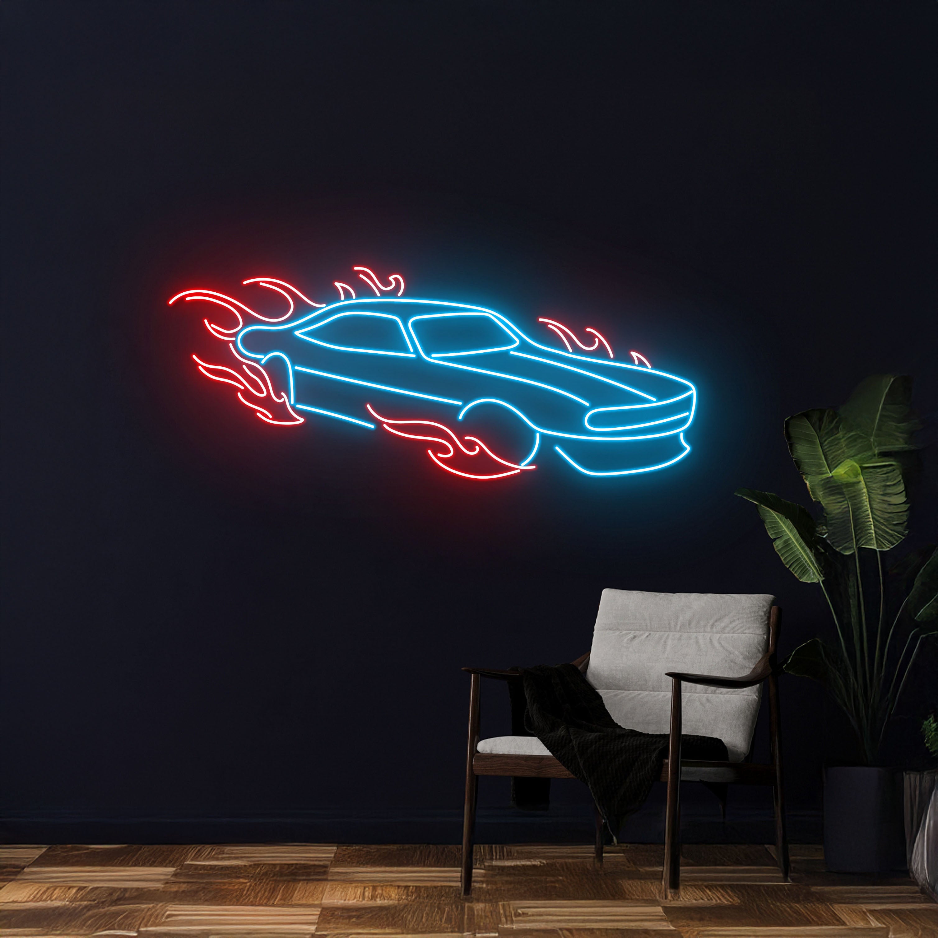 Fire Car Neon Sign | Shineneon