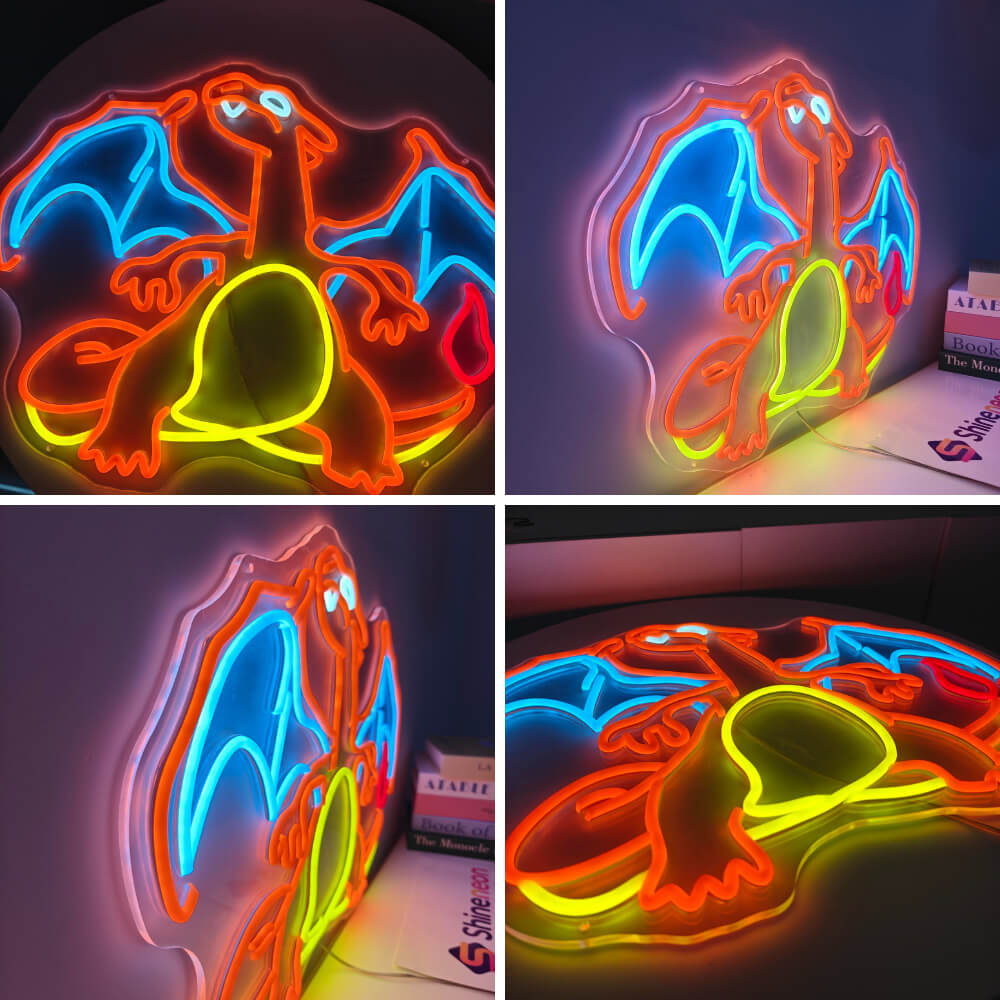Anime Cartoon LED Neon Sign Wall Art for Bedroom Game Room Holiday Gift