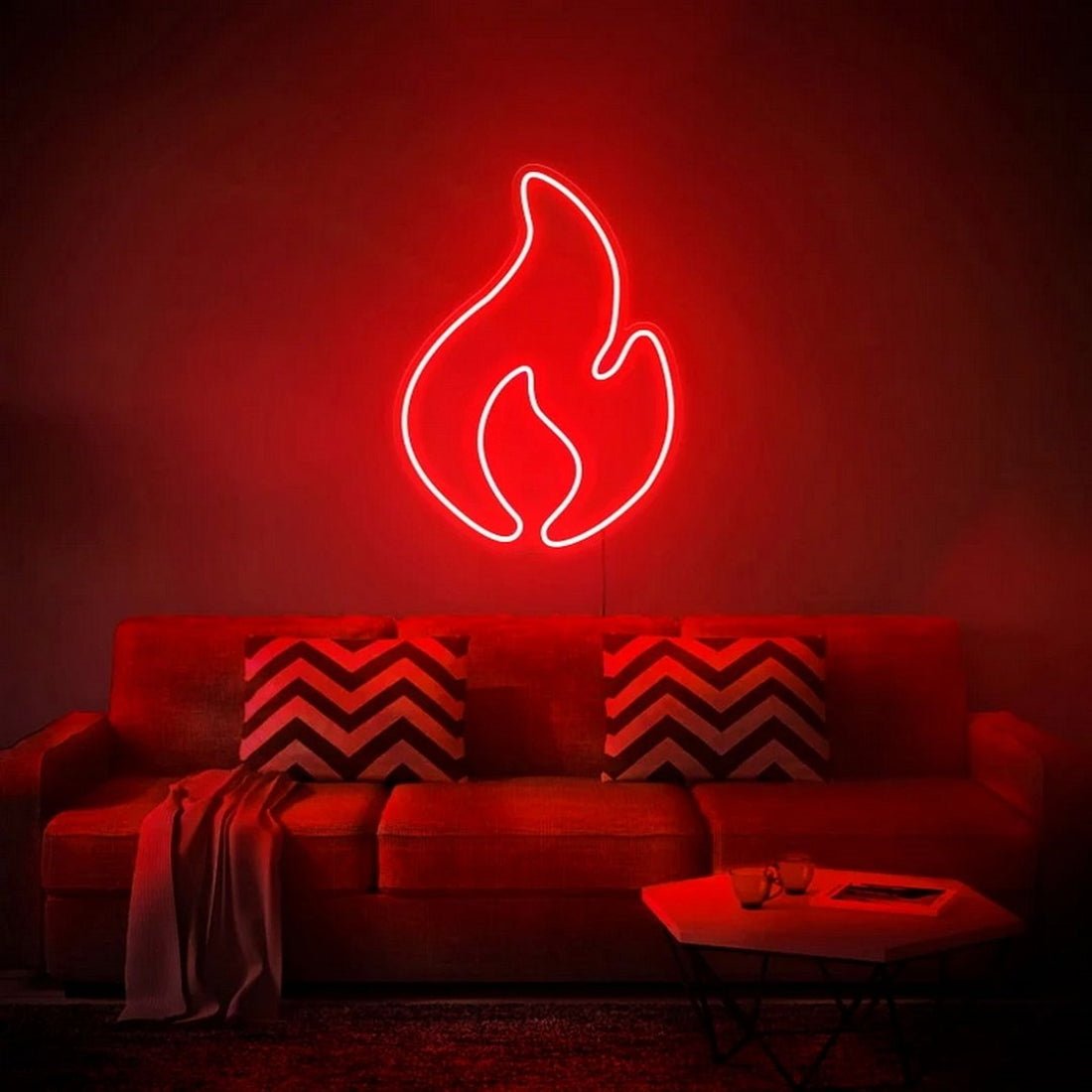 Fire Flame Led Sign Business Neon Sign - Shineneon