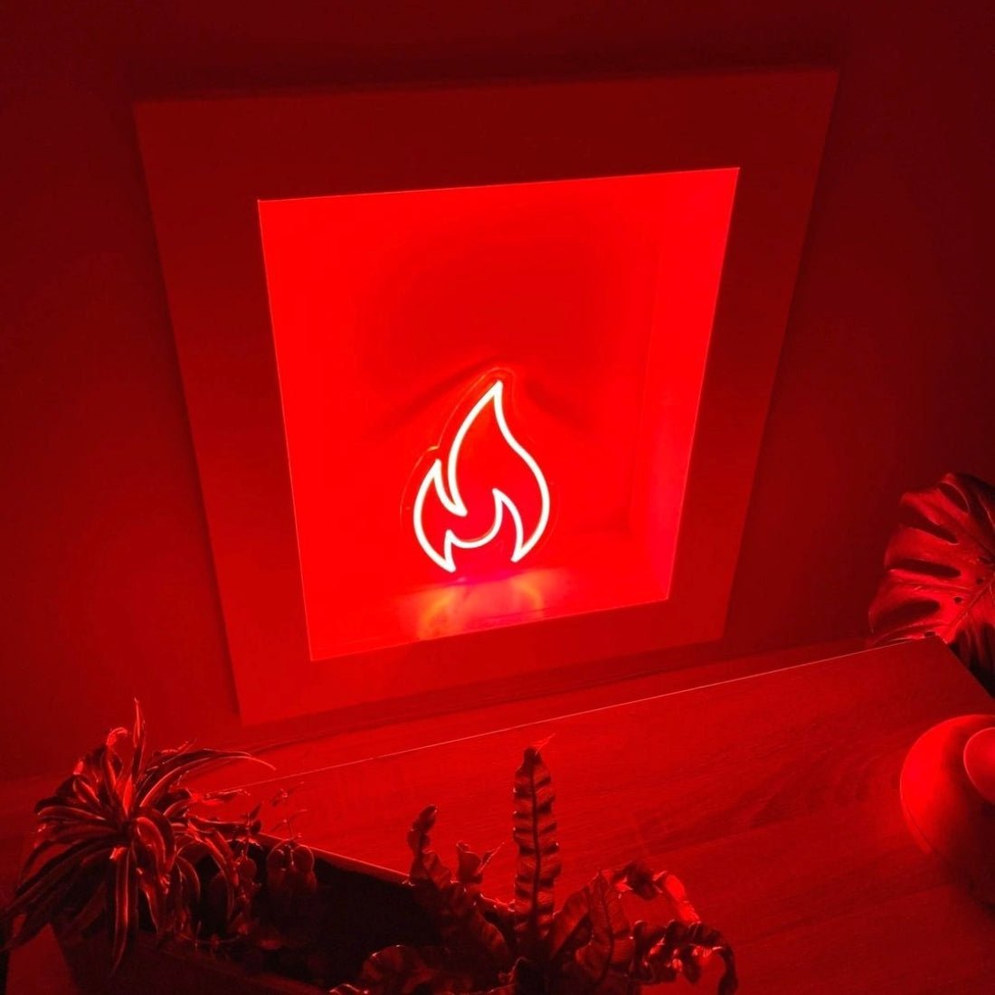 Fire Flame Neon Signs Neon Lights Led Business Sign - Shineneon