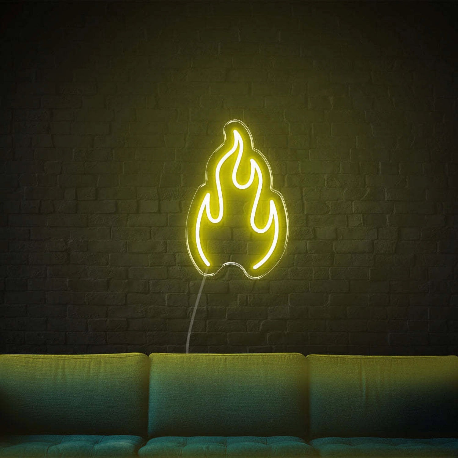 Fire Led Neon Sign Bedroom Wall Art - Shineneon