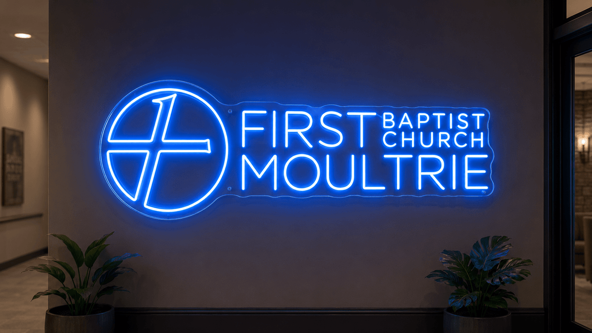 First Baptist Church Moultrie Custom LED Neon Sign - Shineneon