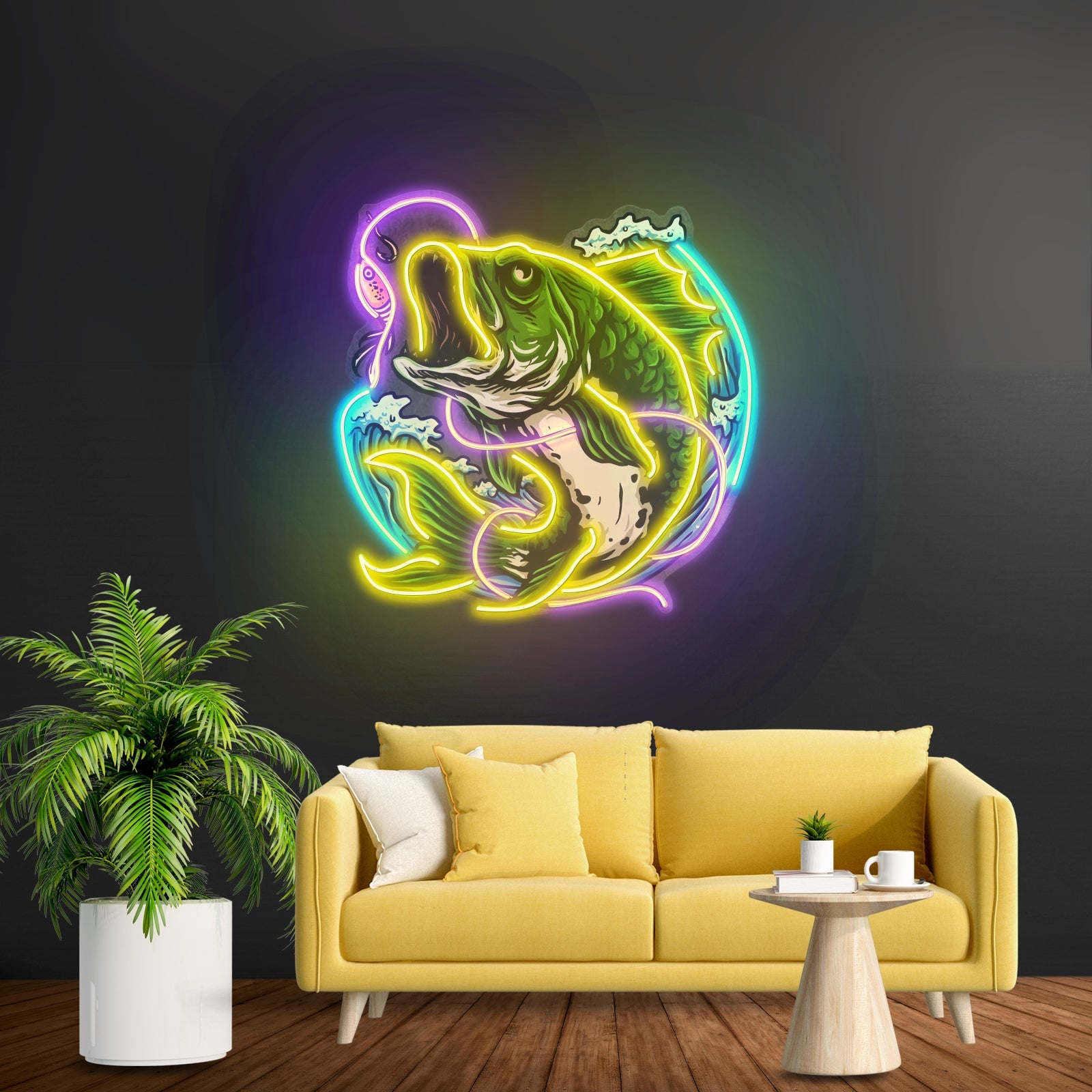 Fish Bite The Bait Led Neon Sign Light Custom Led Signs - Shineneon