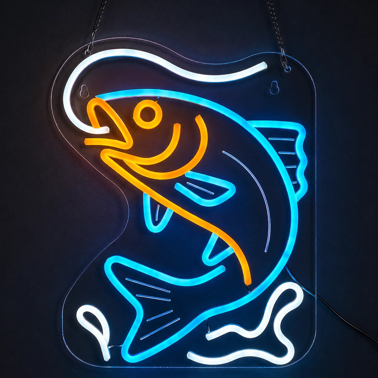 Fish Line Neon Sign LED Neon Sign main product image