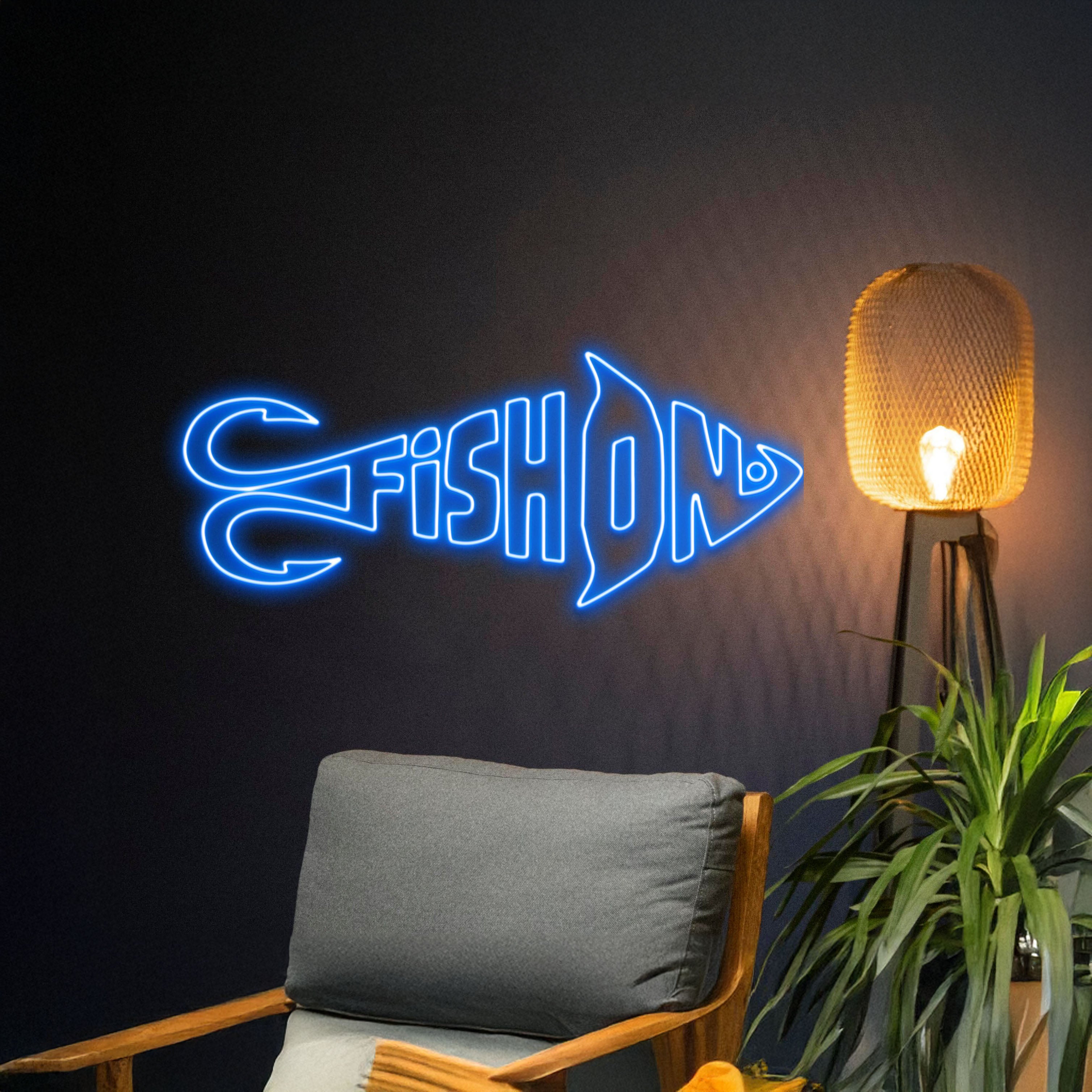 Fish On Neon Led Sign | Shineneon