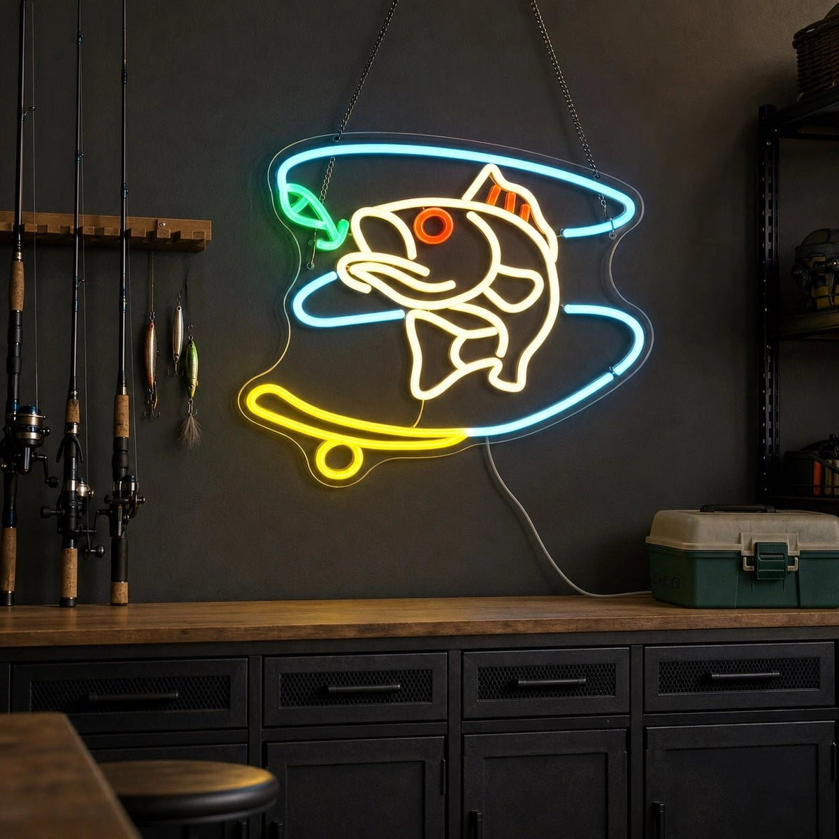 Fish Silhouette Wall LED Neon Sign - Shineneon