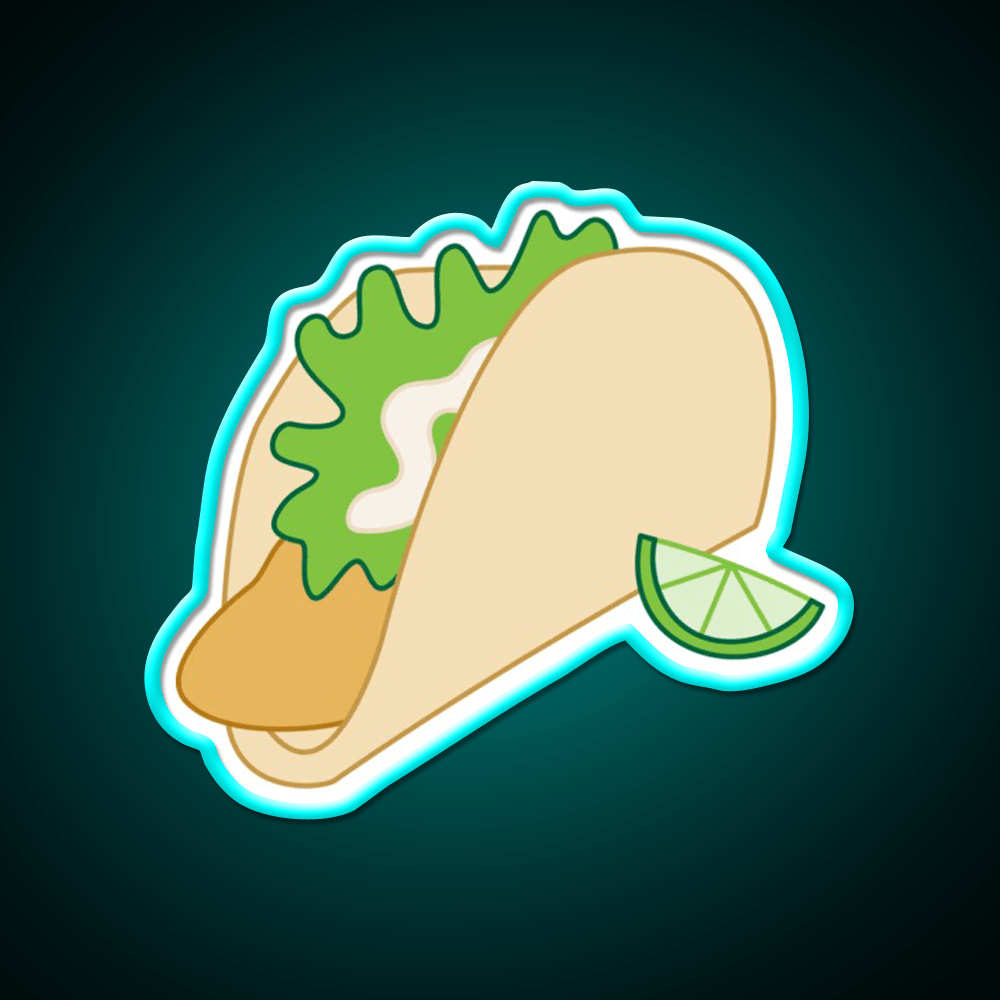 Fish Taco Led Neon Sign Mexican Food Sign Rgb Color - Shineneon