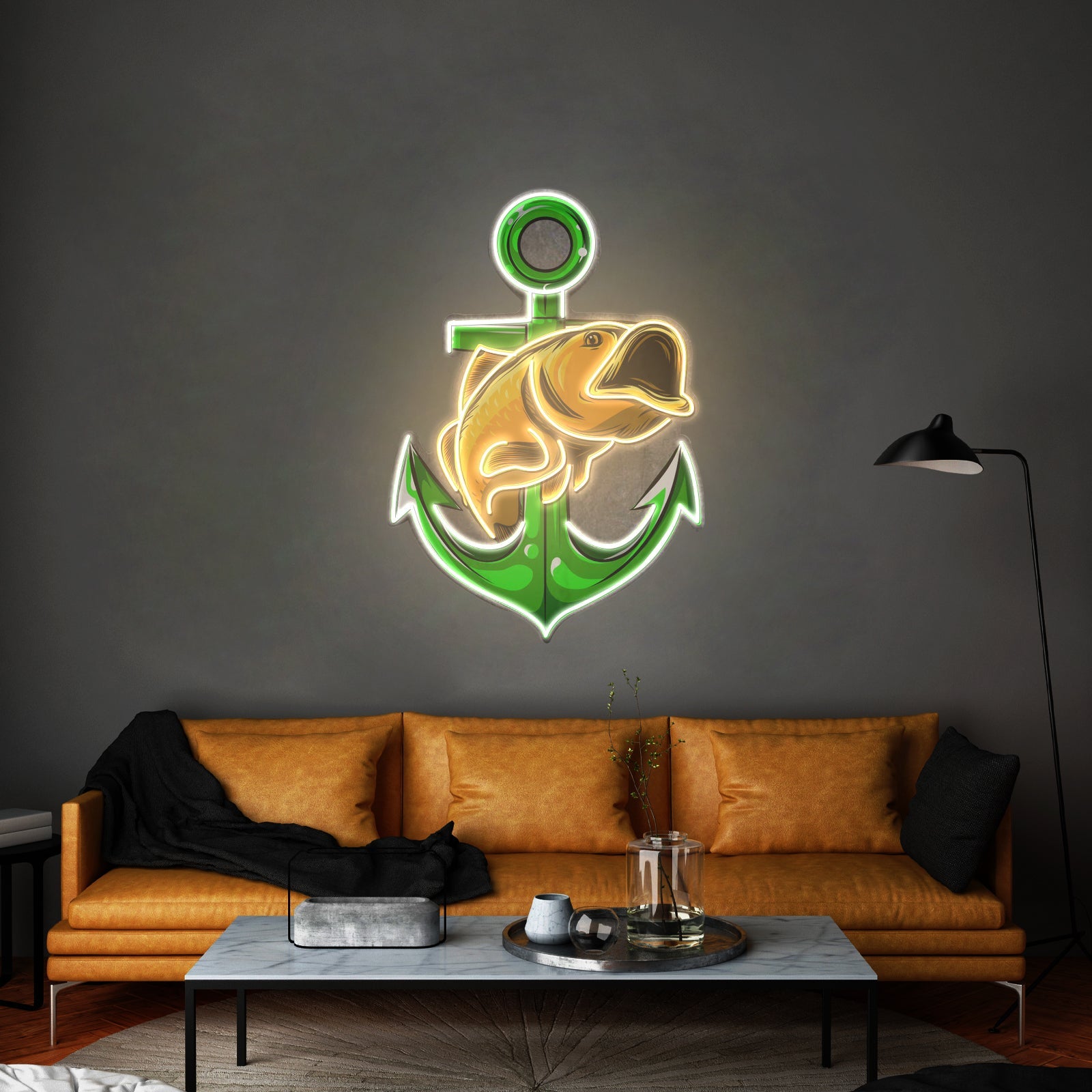 Fishing Anchor Led Neon Sign Light Custom Led Signs - Shineneon