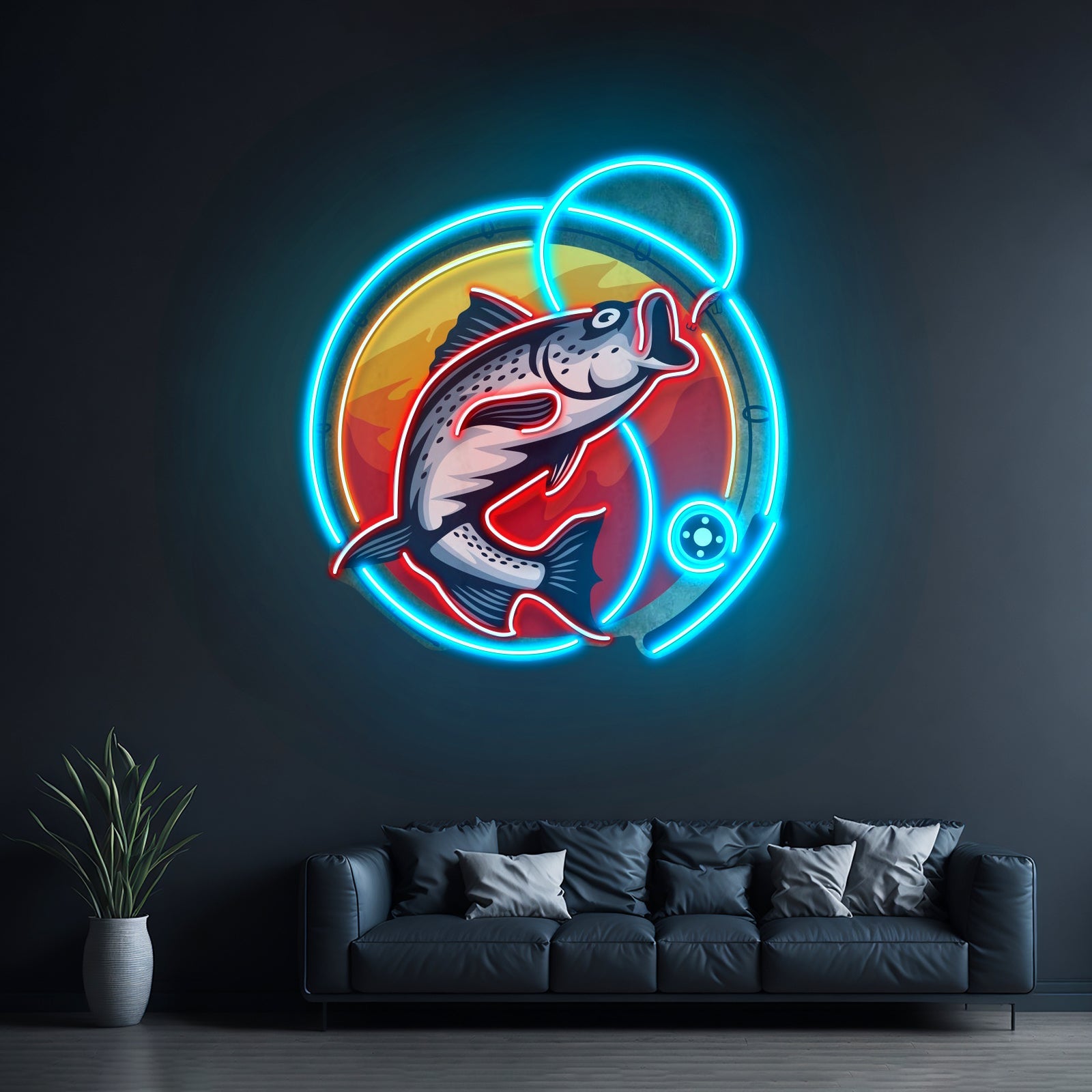 Fishing Hook Led Neon Sign Light Custom Led Signs - Shineneon