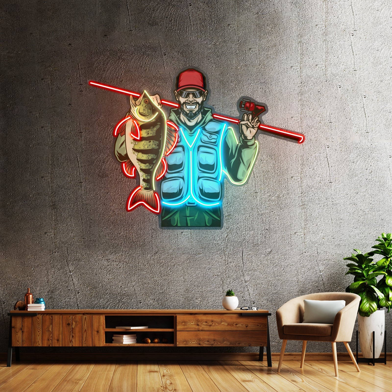 Fishing Is Fun Led Neon Sign Light Custom Led Signs - Shineneon
