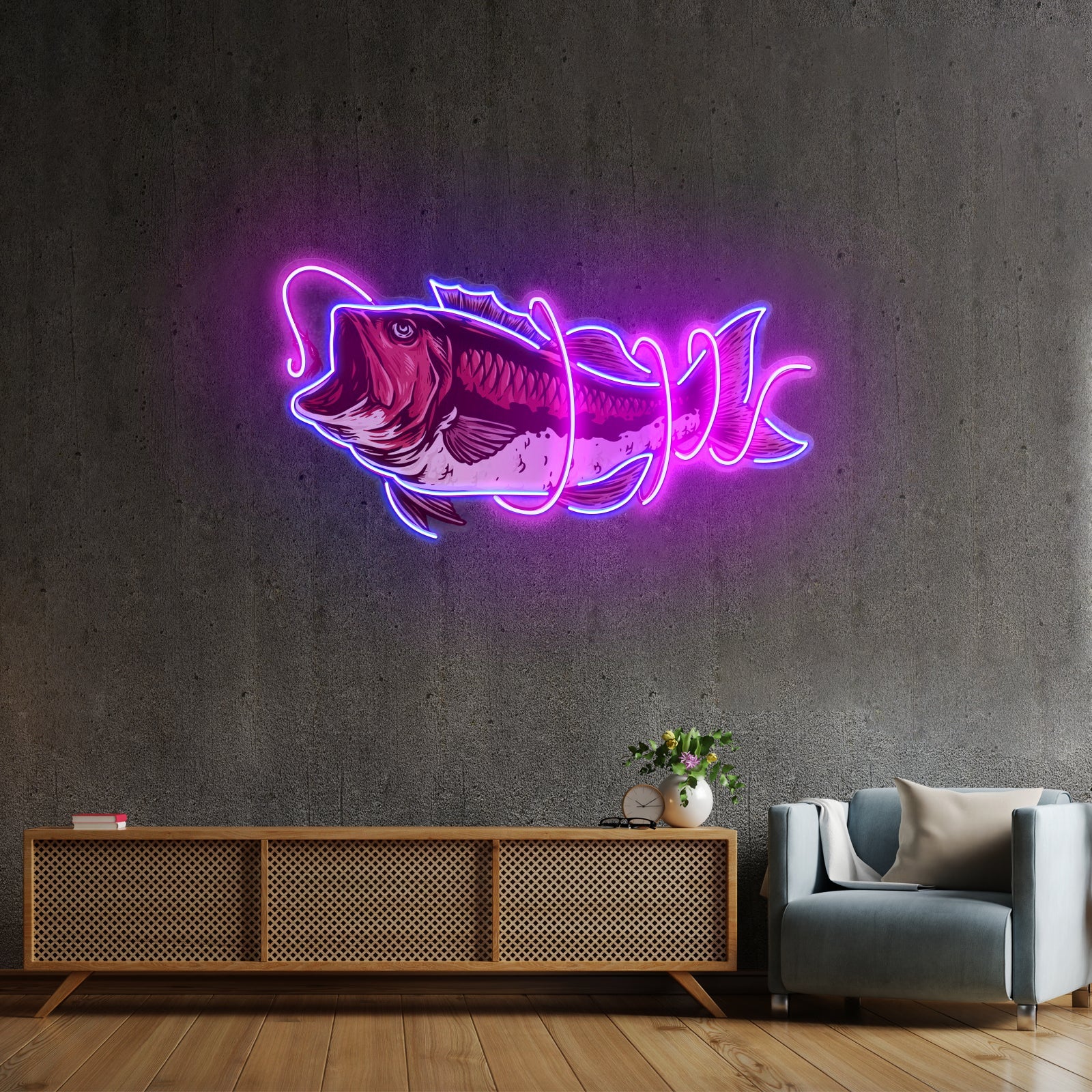 Fishing Line Led Neon Sign Light Custom Led Signs - Shineneon