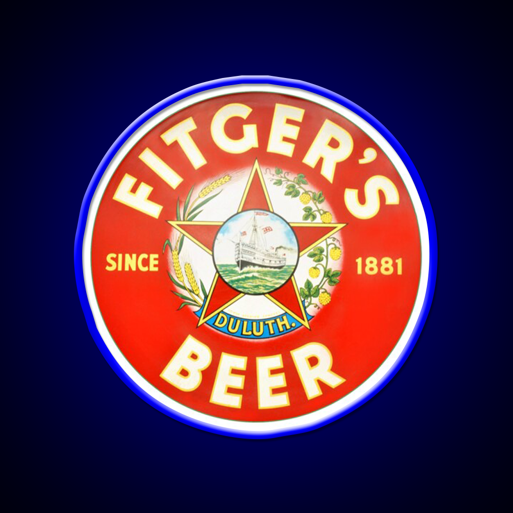 Fitgers Beer Duluth Minnesota Beer Bar Decor Led Neon Sign Rgb Color - LED neon sign view 5