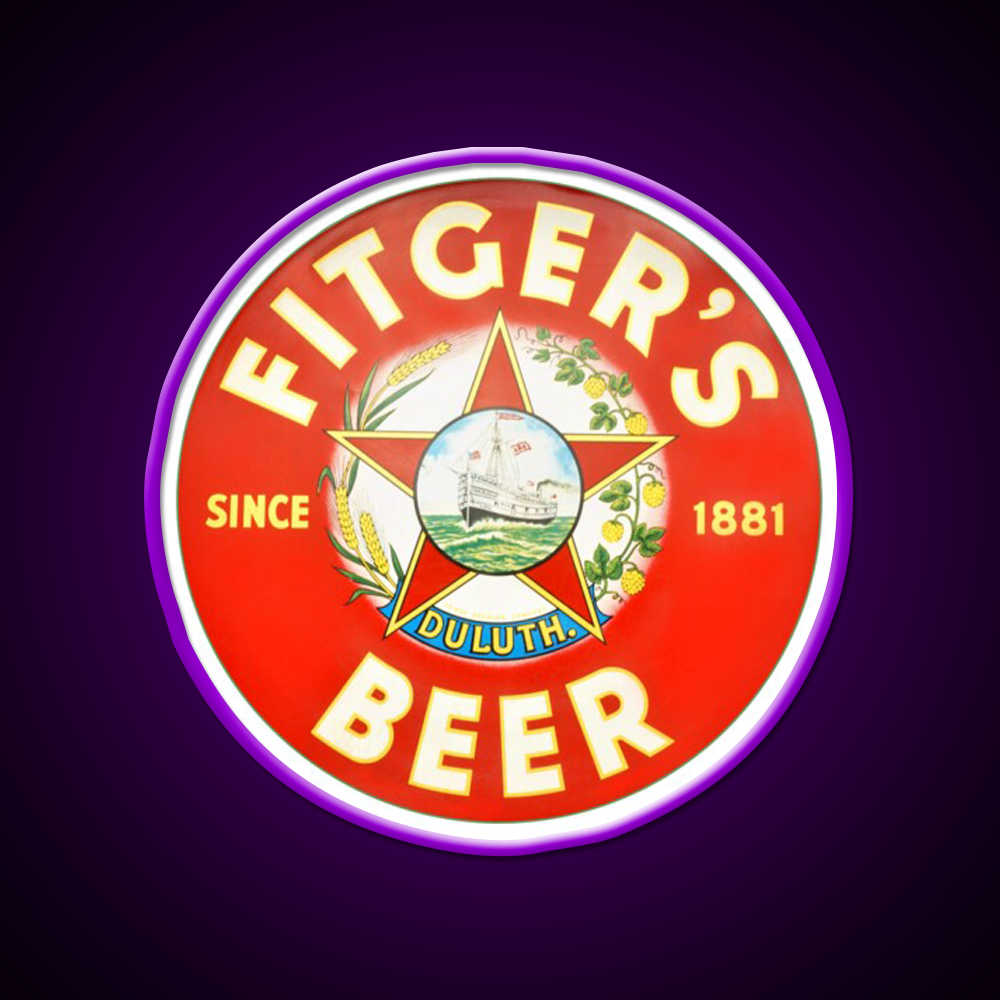 Fitgers Beer Duluth Minnesota Beer Bar Decor Led Neon Sign Rgb Color - LED neon sign view 9