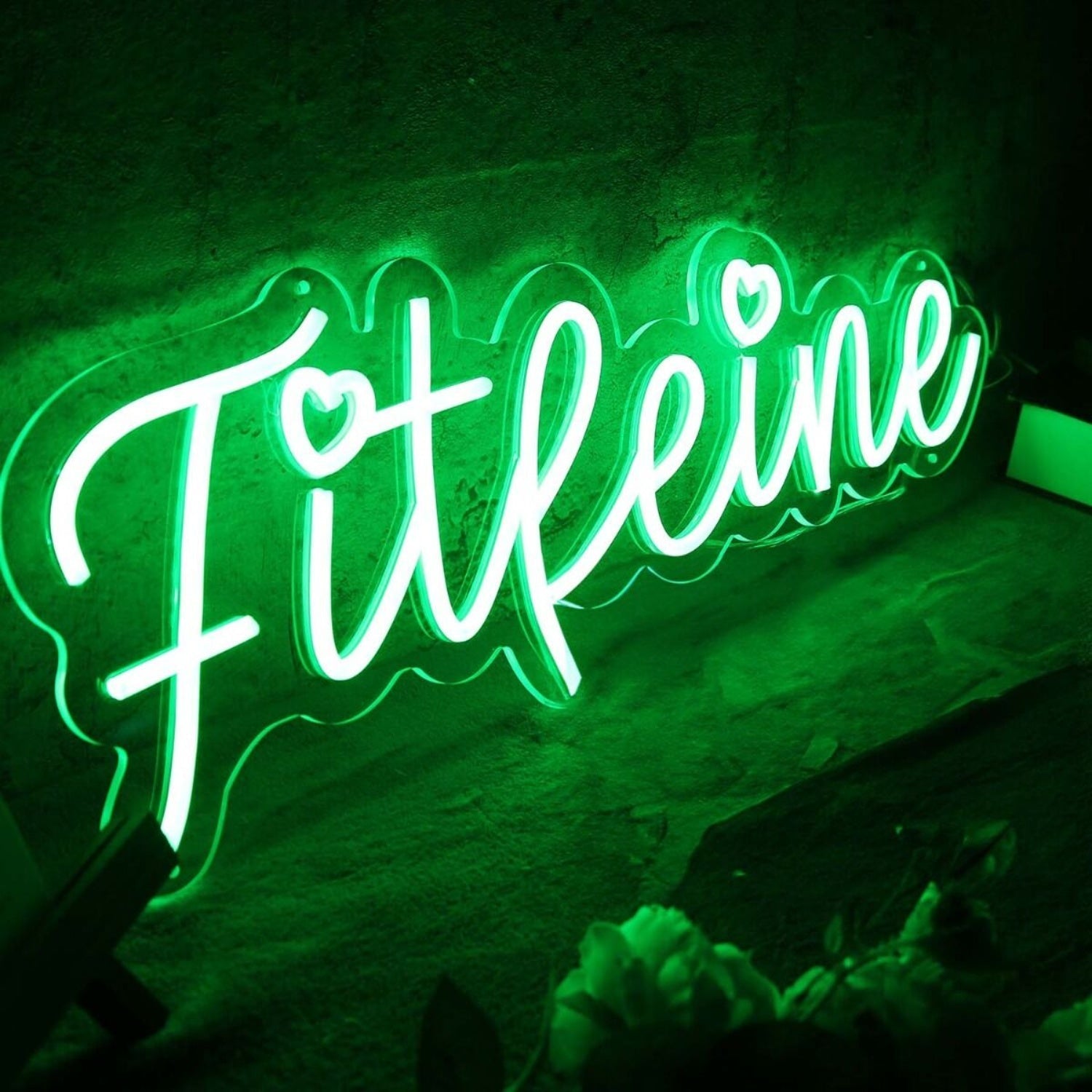 Fitleine Green Led Neon Sign - Shineneon