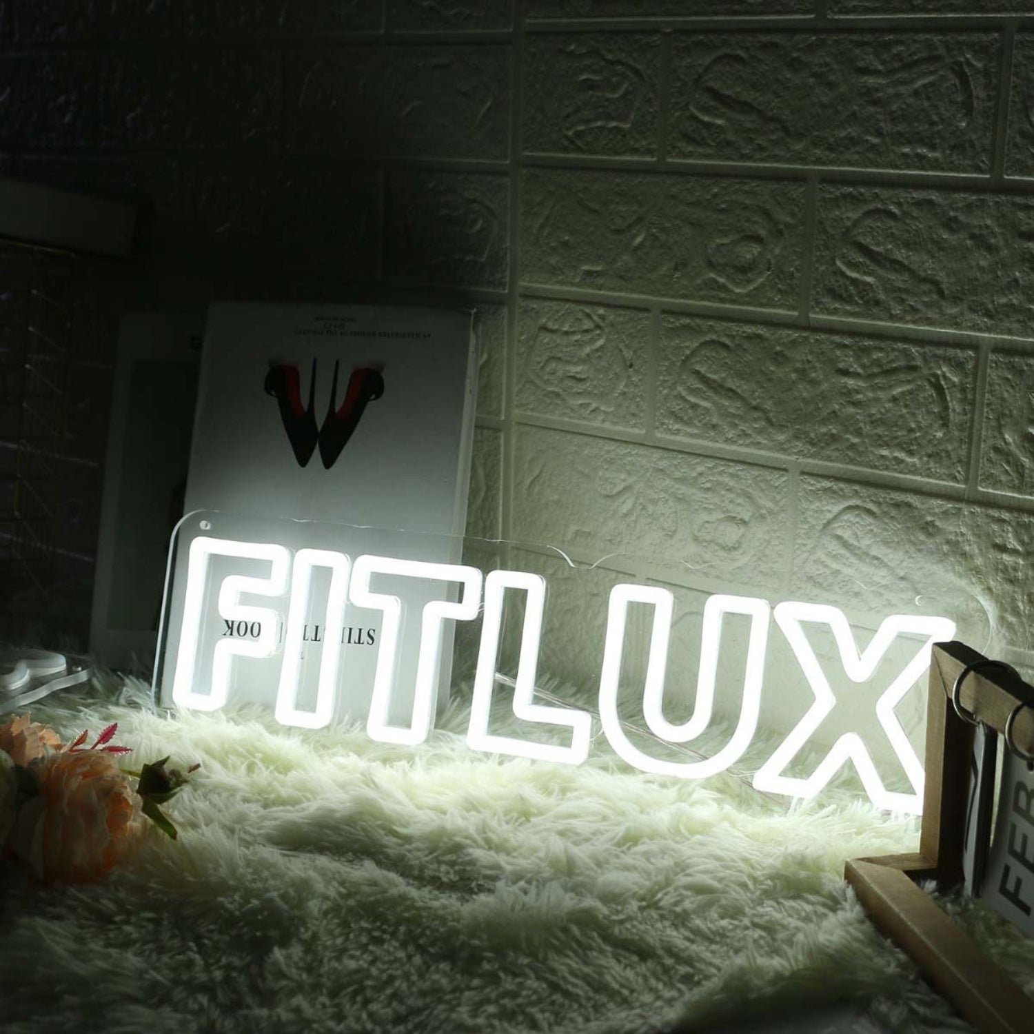 Fitlux White Led Neon Sign - Shineneon