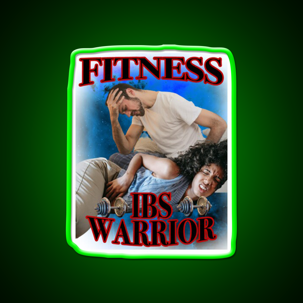 Fitness Ibs Warrior Gym Fitness Led Neon Sign Rgb Color