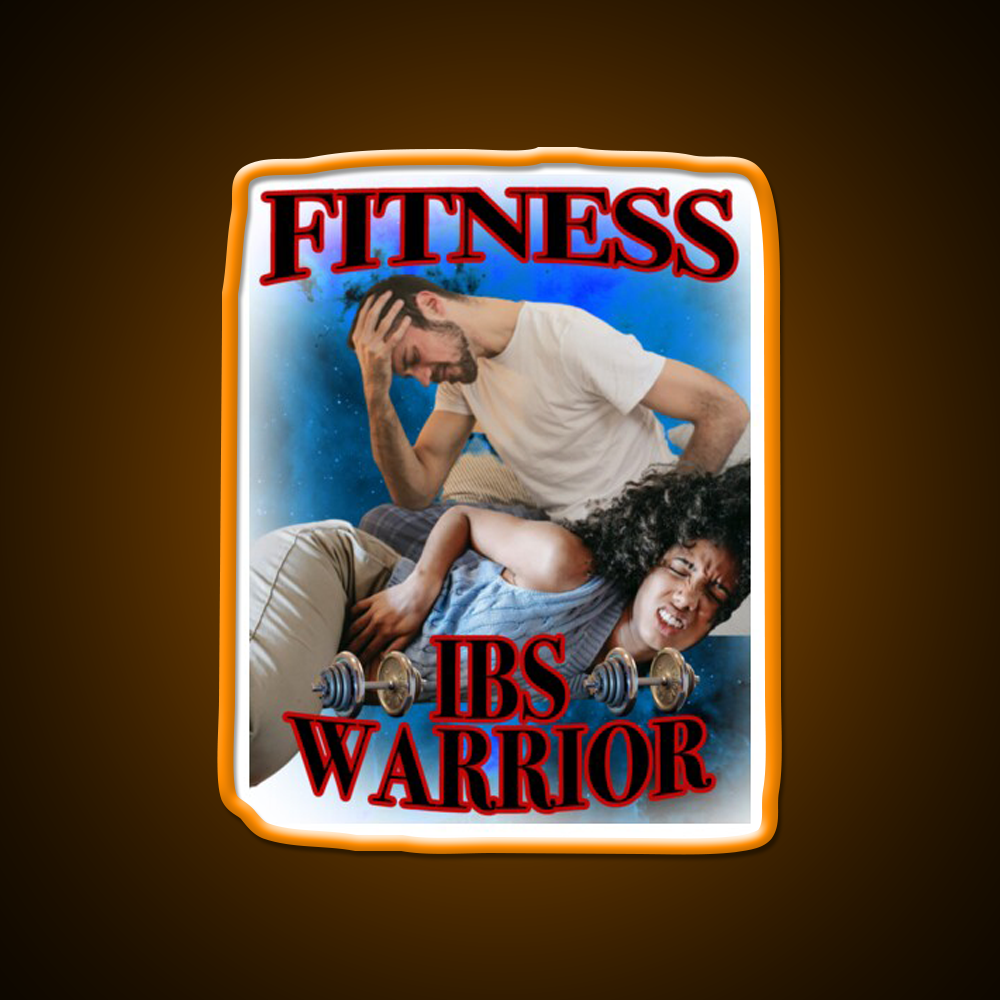 Fitness Ibs Warrior Gym Fitness Led Neon Sign Rgb Color