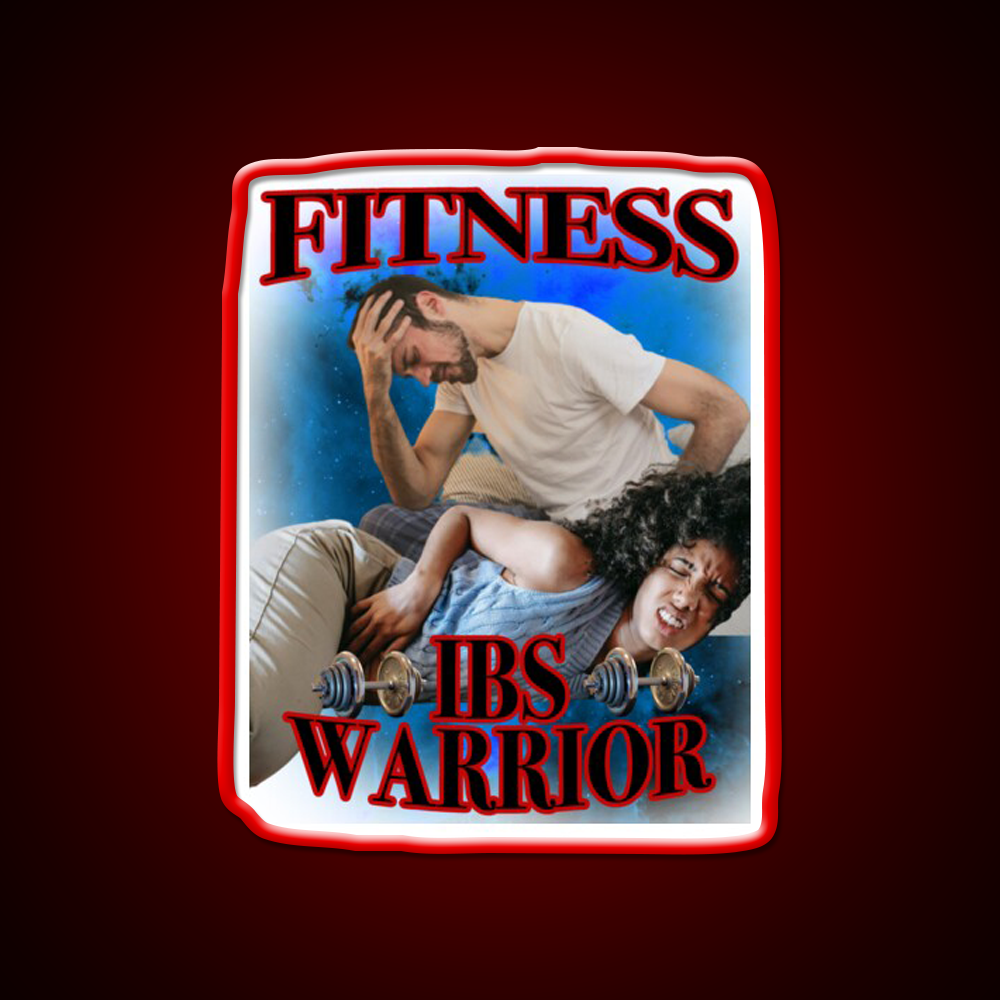 Fitness Ibs Warrior Gym Fitness Led Neon Sign Rgb Color
