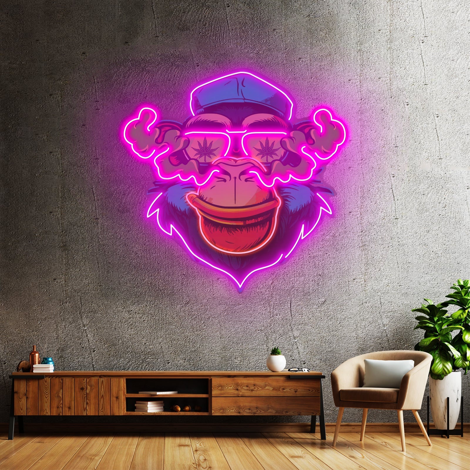 Flamboyant Monkey Led Neon Sign Light Custom Led Signs - Shineneon