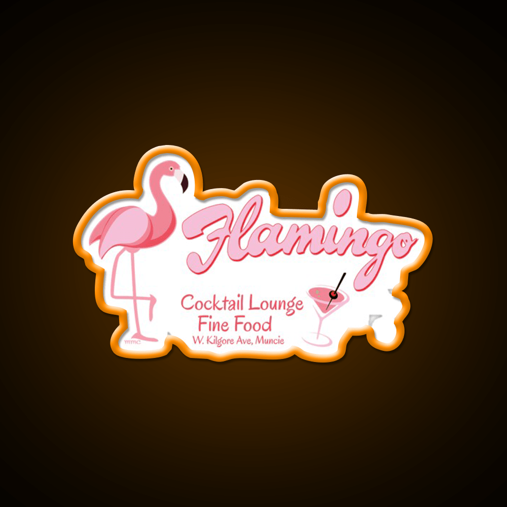 Flamingo Cocktail Lounge Cocktail Bar Decor Led Neon Sign Rgb Color - Shineneon
