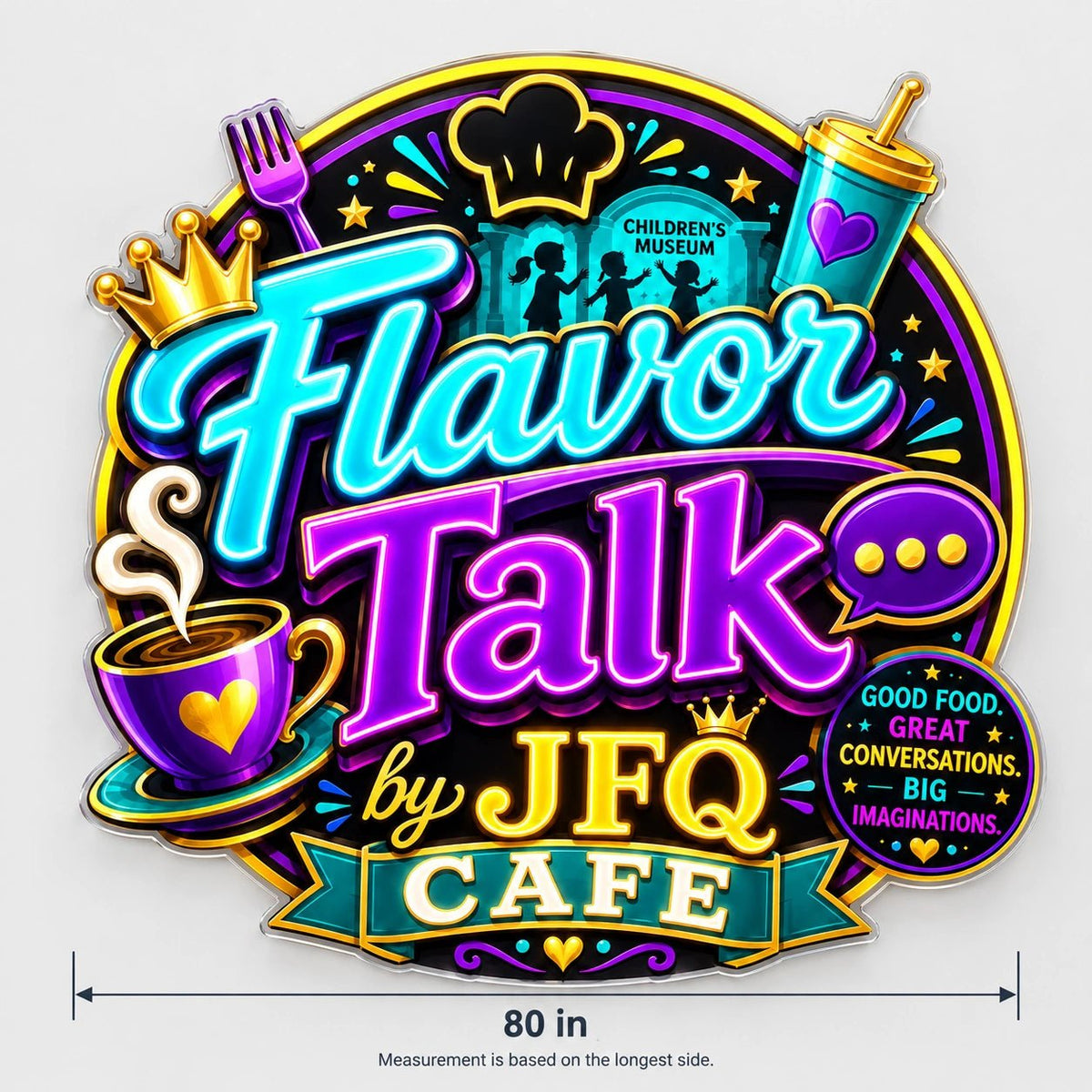 Flavor Talk Cafe Custom LED Neon Sign - Shineneon