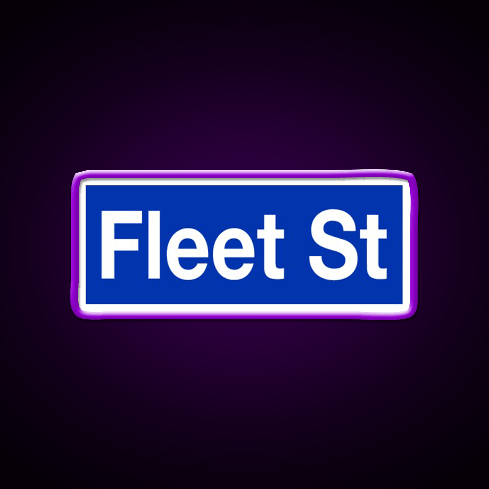Fleet Street Sweeney Todd Blue Barber Shop Haircut Led Neon Sign - Shineneon
