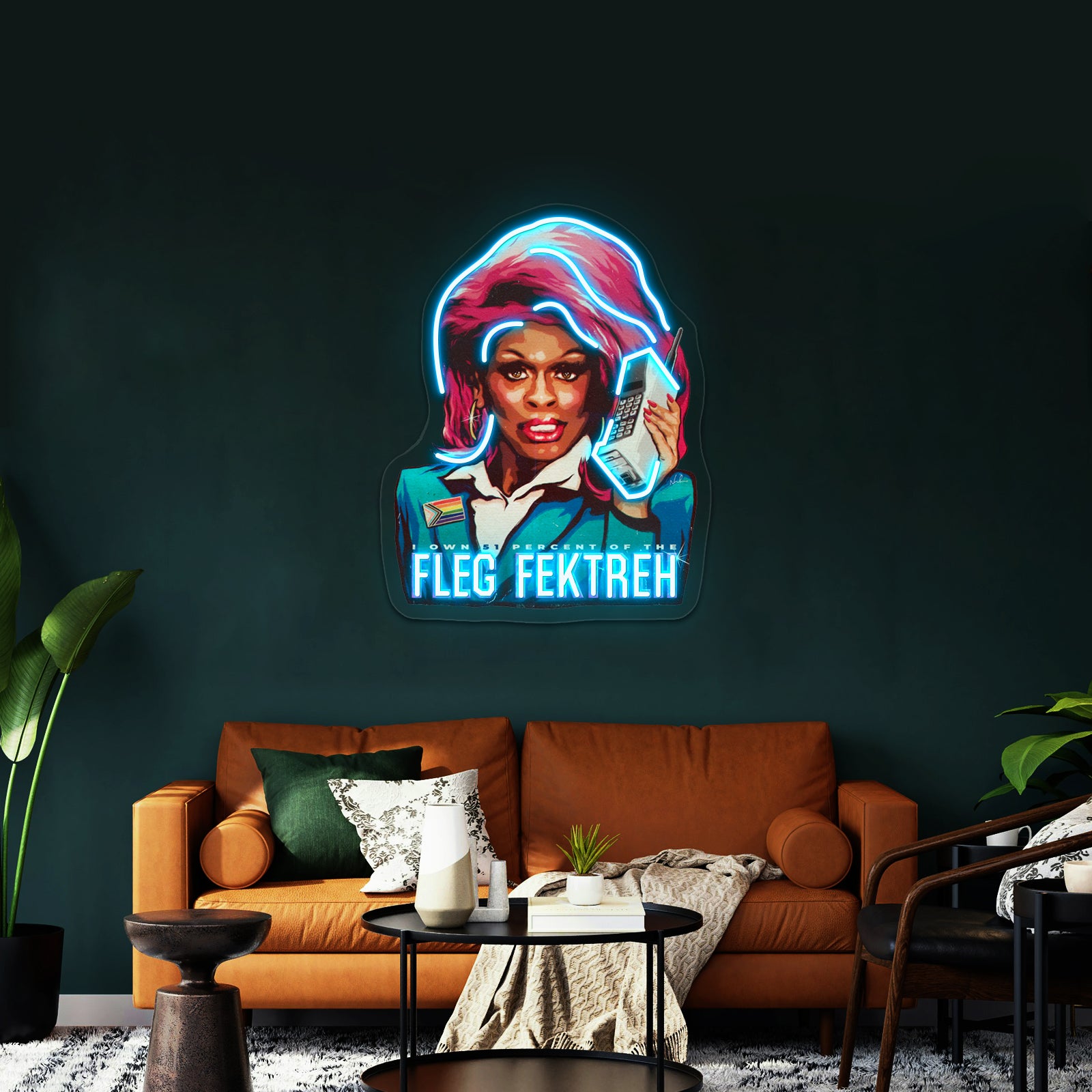 Fleg Fektreh Artwork Personalized Light Up Sign | Shineneon