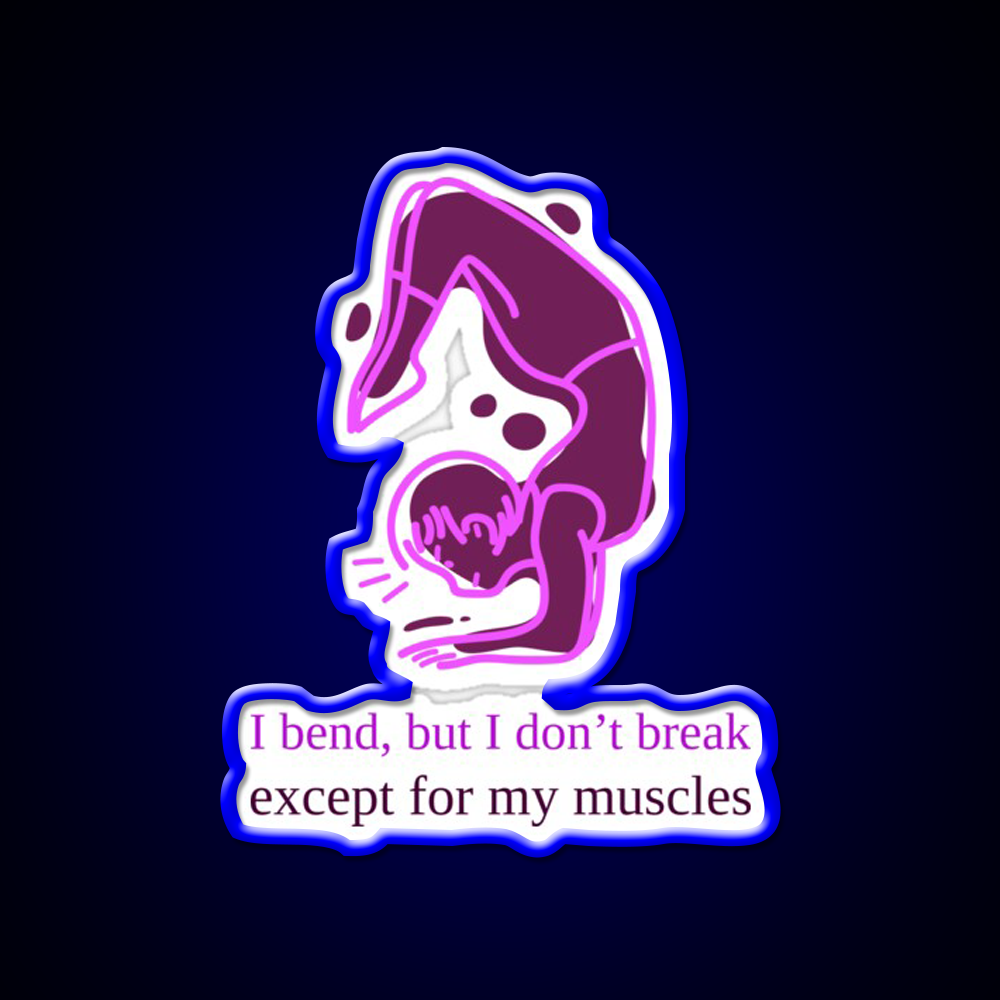 Flexible Yoga Led Neon Sign For Wellness Space Rgb Color