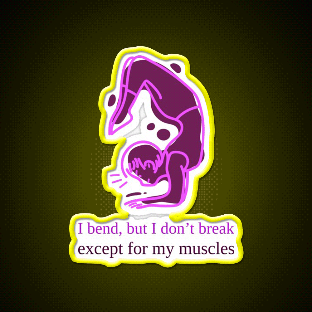 Flexible Yoga Led Neon Sign For Wellness Space Rgb Color