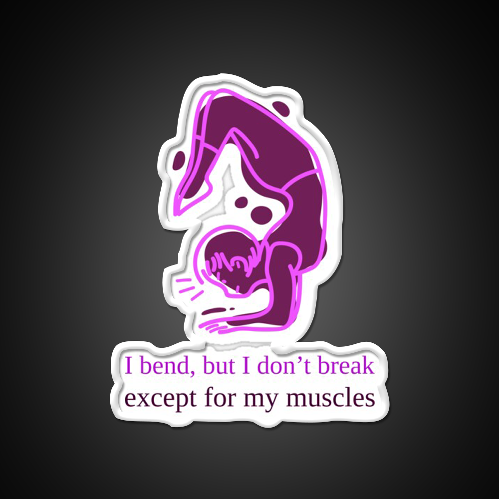 Flexible Yoga Led Neon Sign For Wellness Space Rgb Color