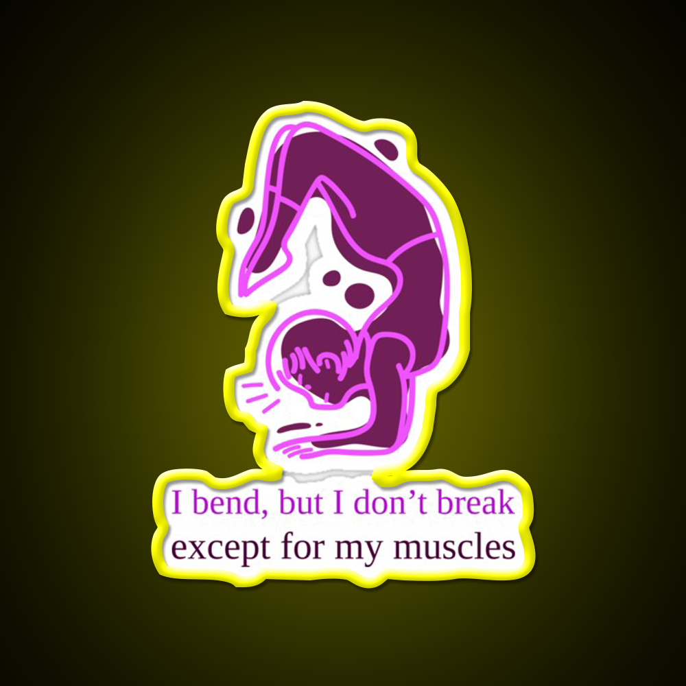 Flexible Yoga Led Neon Sign For Wellness Space Rgb Color