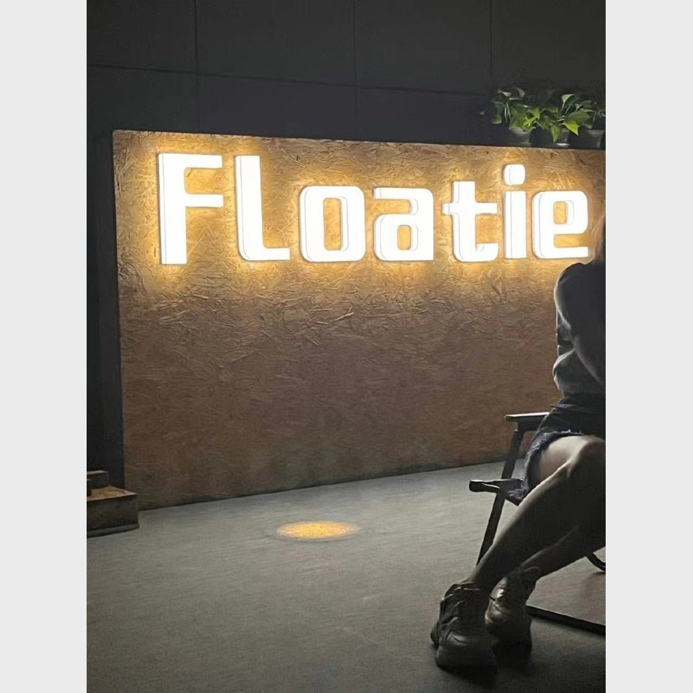 Floatie 3D Frontlit And Backlit Channel Letter Led Light Sign - Shineneon