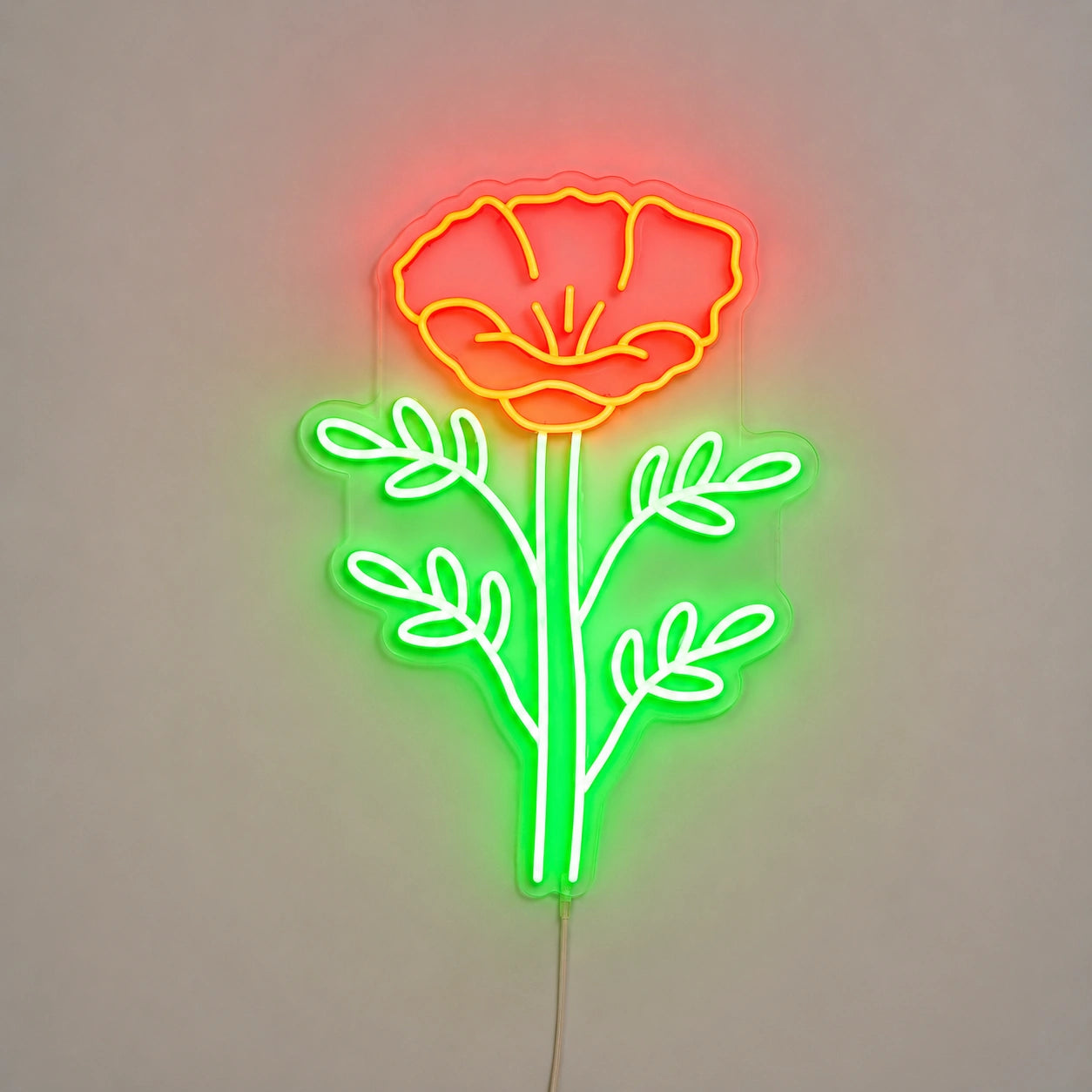 Floral Wall Neon Sign LED Neon Sign main product image