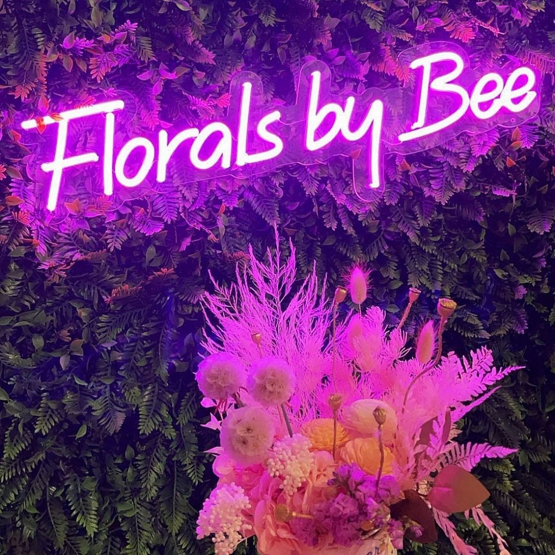 Florals By Bee Led Sign Business Neon Sign - Shineneon