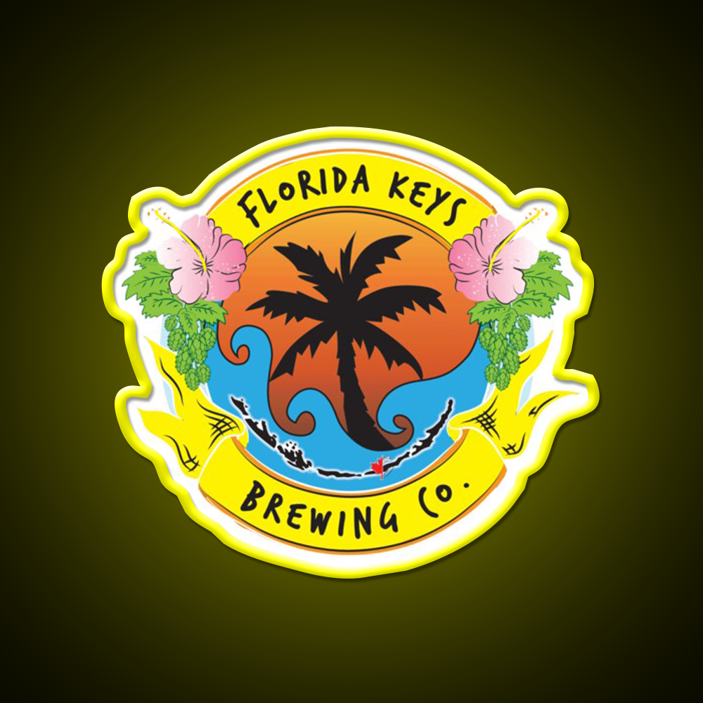 Florida Keys Brewing Company Beer Bar Decor Led Neon Sign Rgb Color - LED neon sign view 7