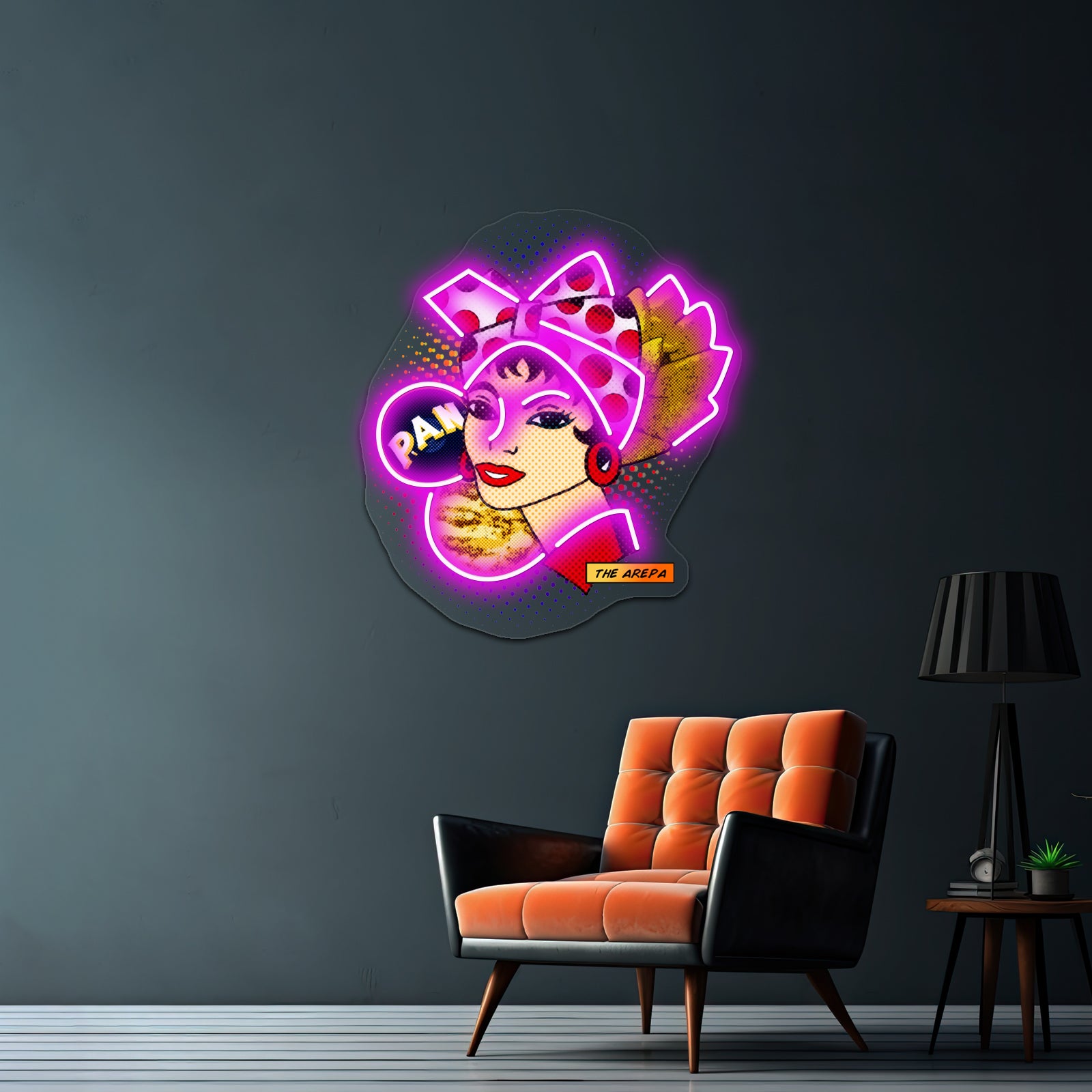 Flour Bread Vzla Artwork Personalized Light Up Sign