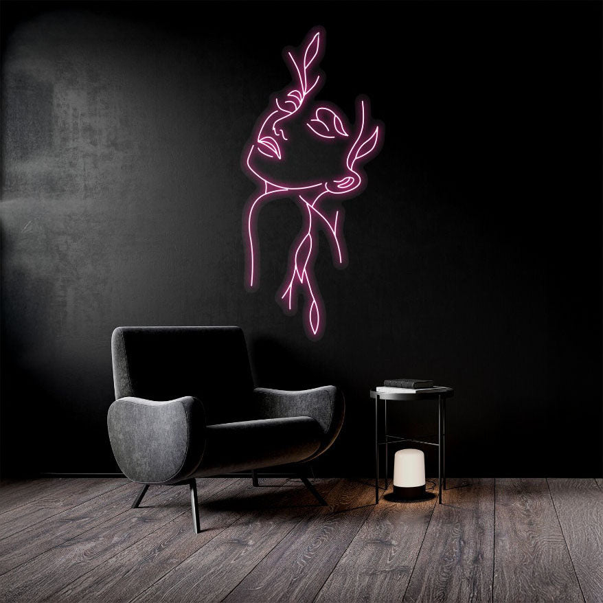 Flower Head Neon Signs Neon Lights For Wall Bedroom Decor | Shineneon