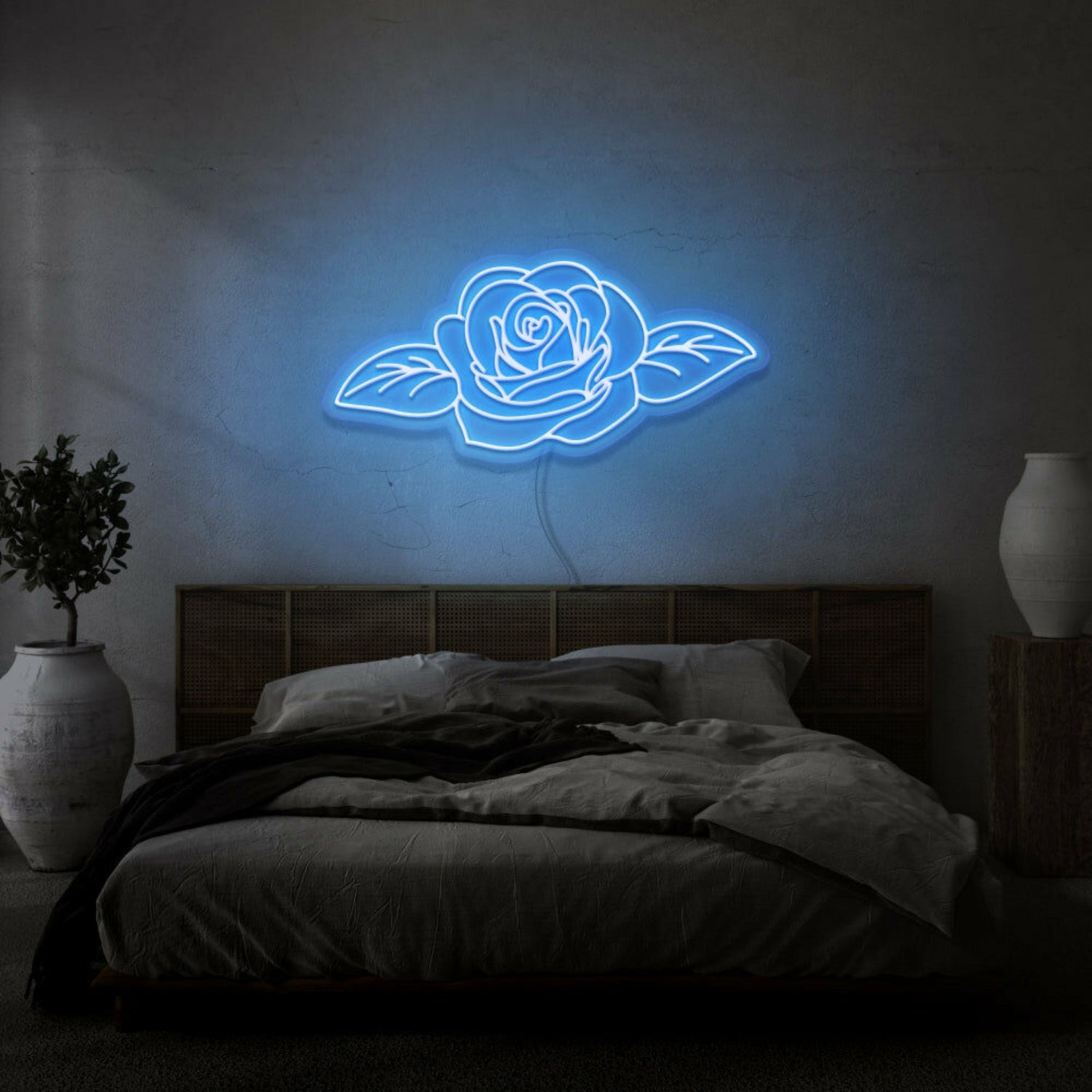 Flower Neon Light In Room | Shineneon