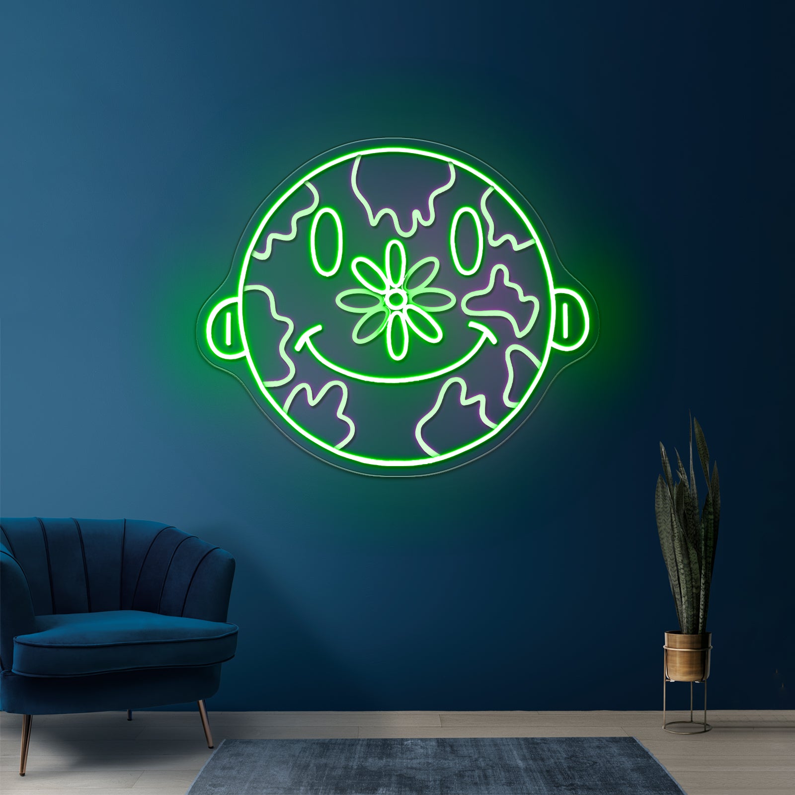 Flowernose By Vic Garcia Led Neon Sign Aesthetic Decor