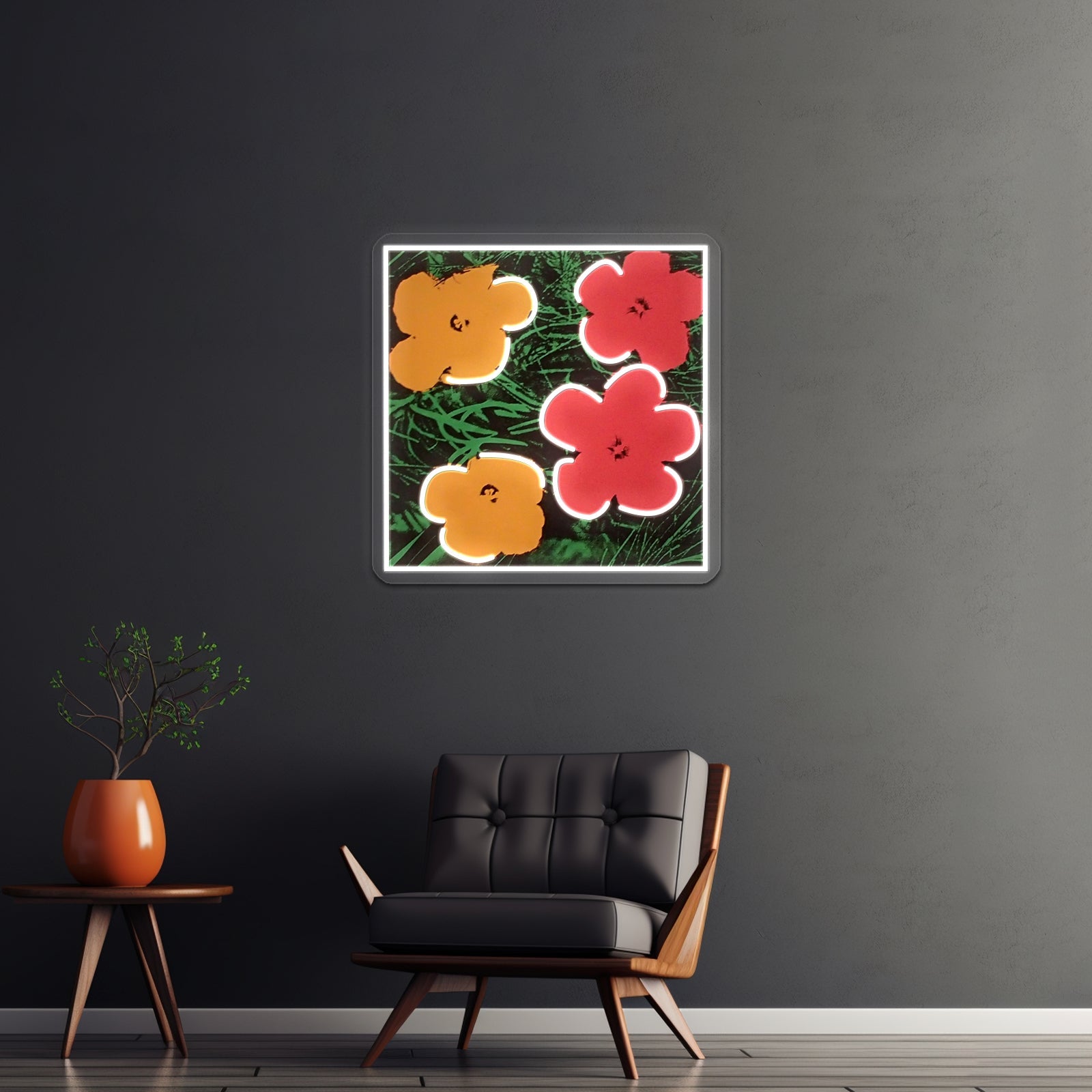 Flowers Wrapping Books Neon Signs For Sale - Shineneon