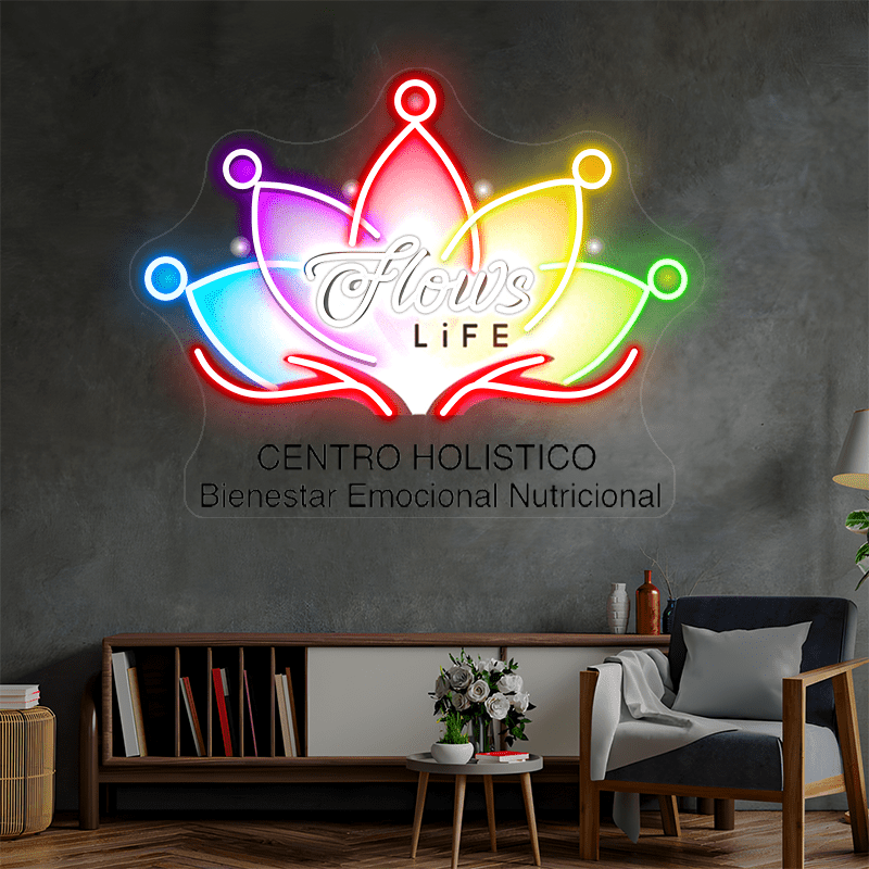 Flows Life B Custom Neon Sign - Shineneon