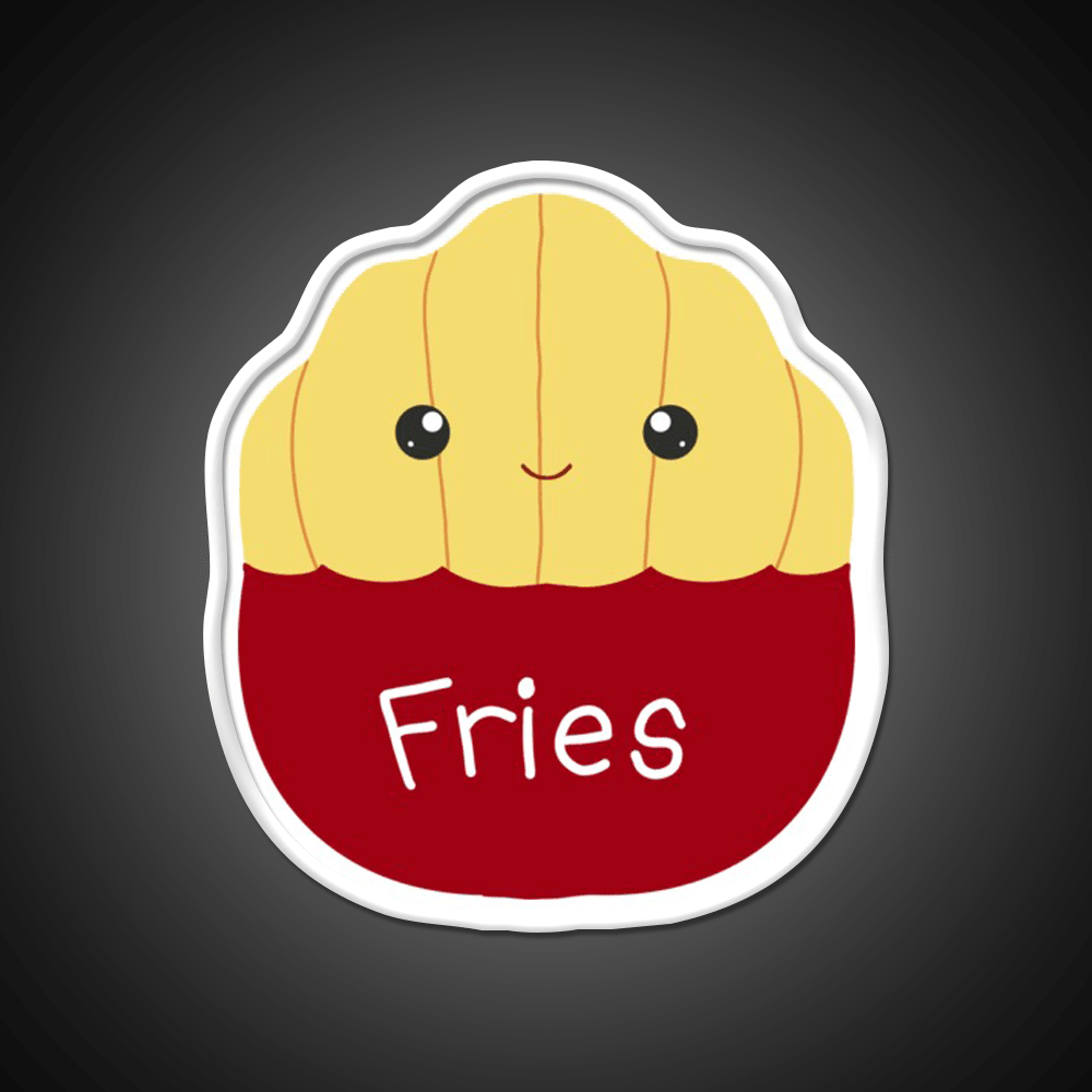 Floyd The French Fries Fast Food Led Neon Sign For Burger Place Rgb Color - Shineneon