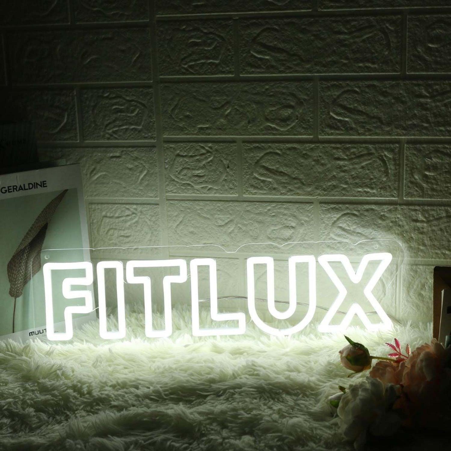 Fltlux White Custom Led Neon Sign - Shineneon